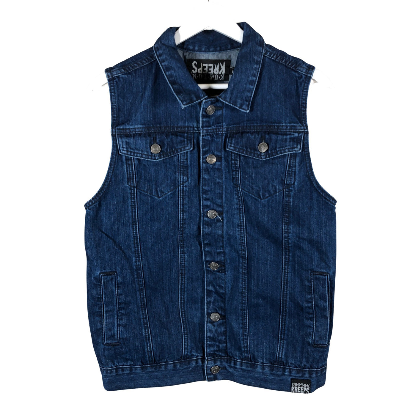 Unisex Kustom - Farkkuliivi, koko S - (1)
