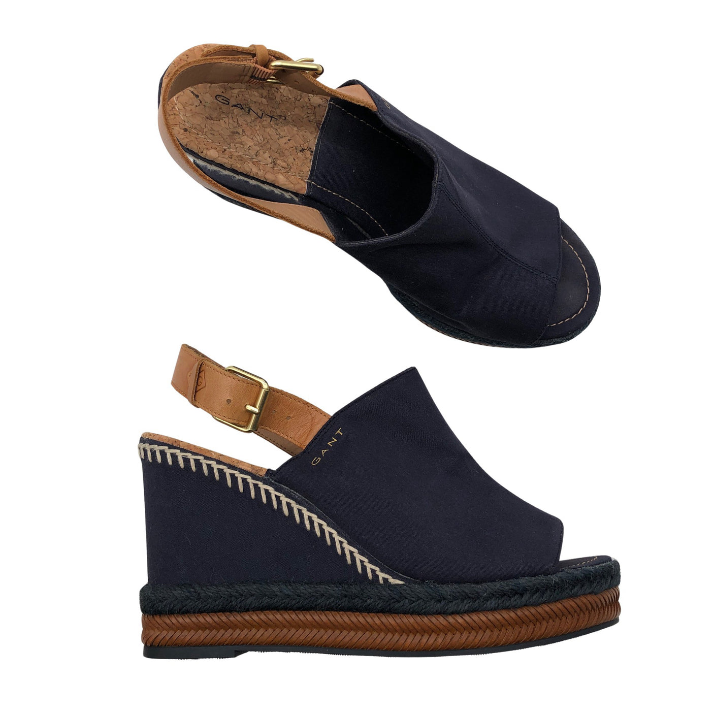 Unisex Gant - Kiilakorkosandaalit, koko 38 - (1)