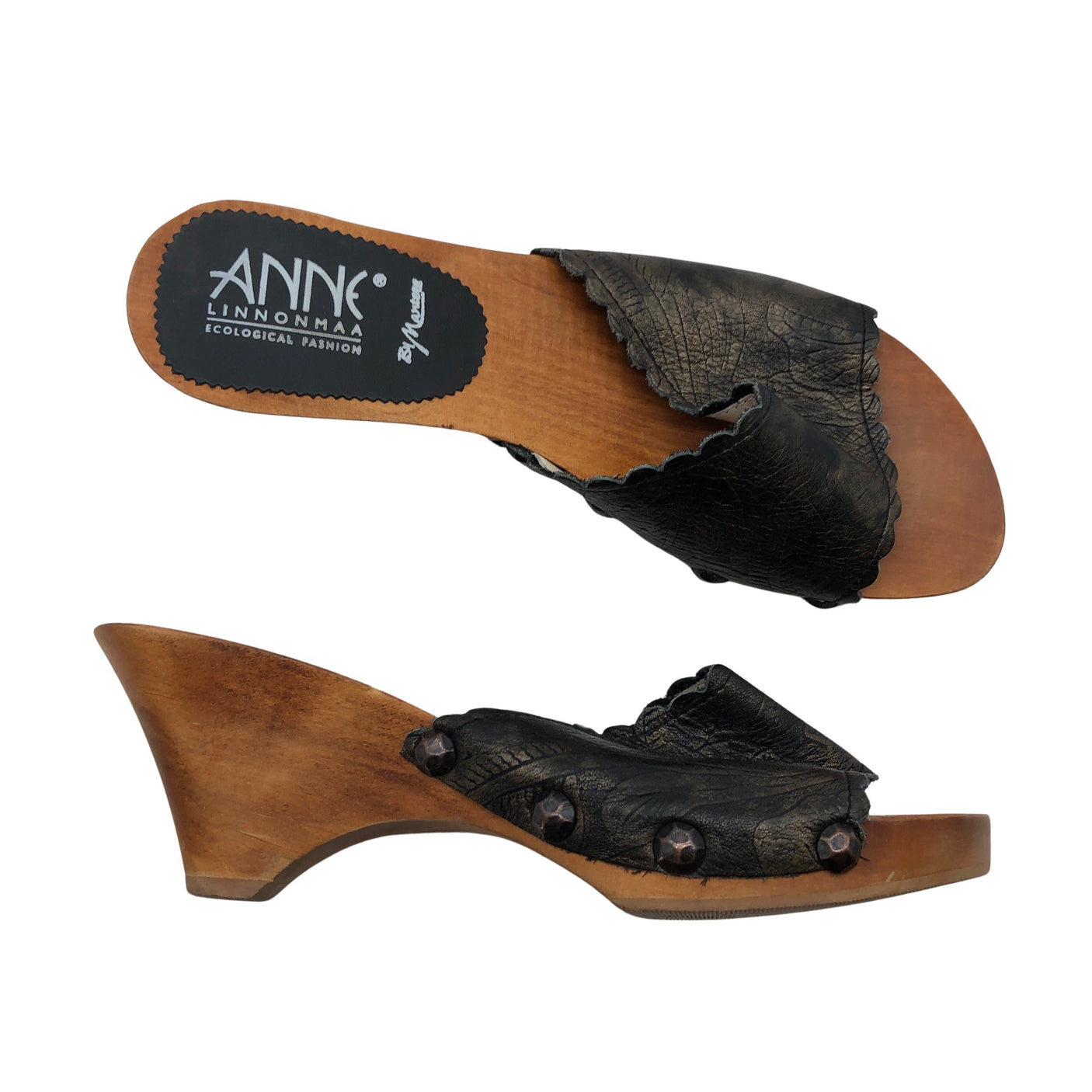 Unisex Anne Linnonmaa - Kiilakorkosandaalit, koko 37 - (1)
