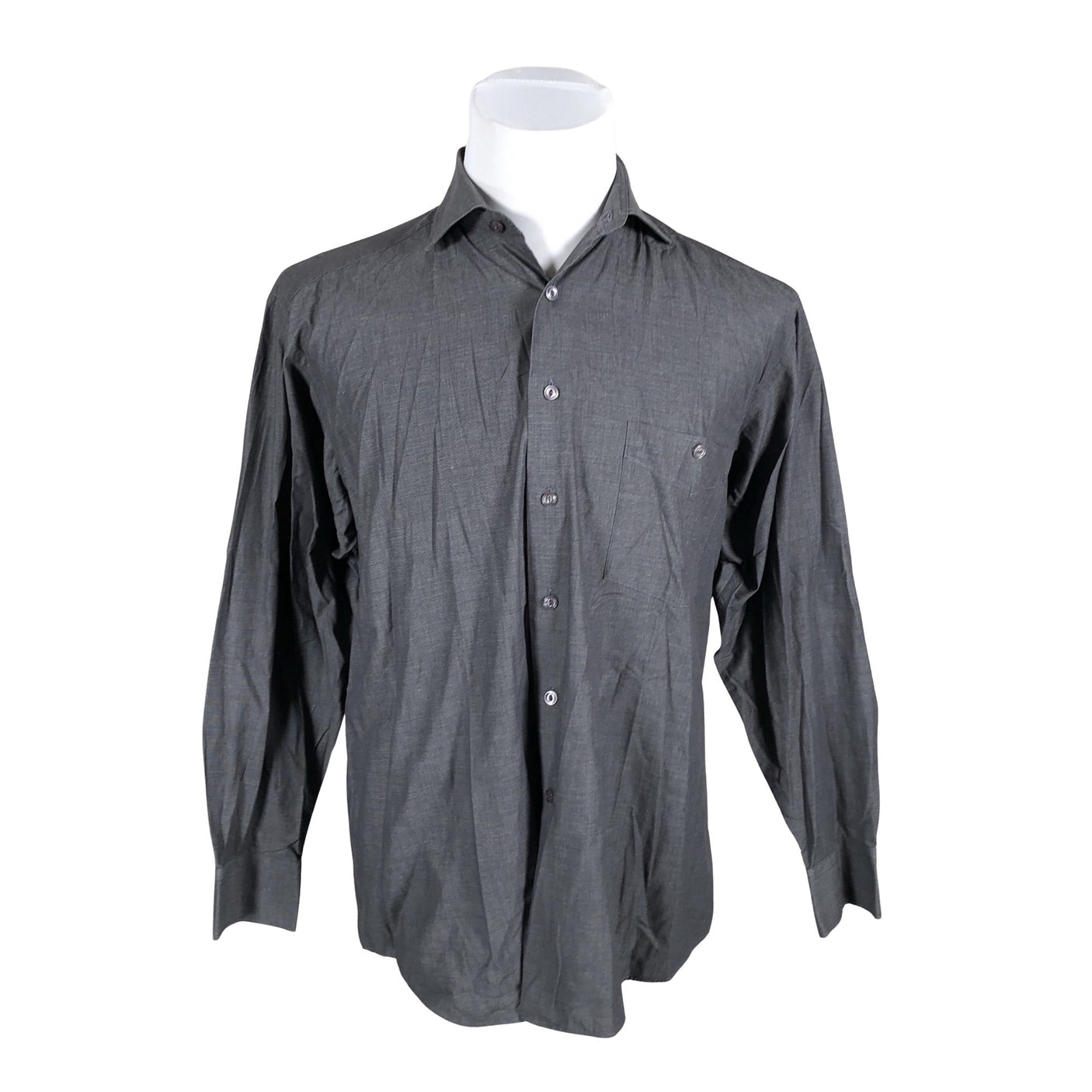Unisex Domani - Collared shirt, size M - Gray (1)