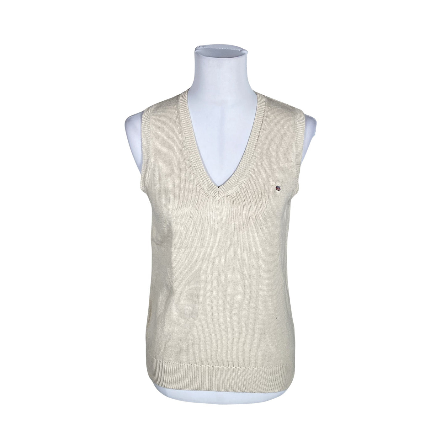 Unisex Gant - Knit vest, size 38 - Beige (1)