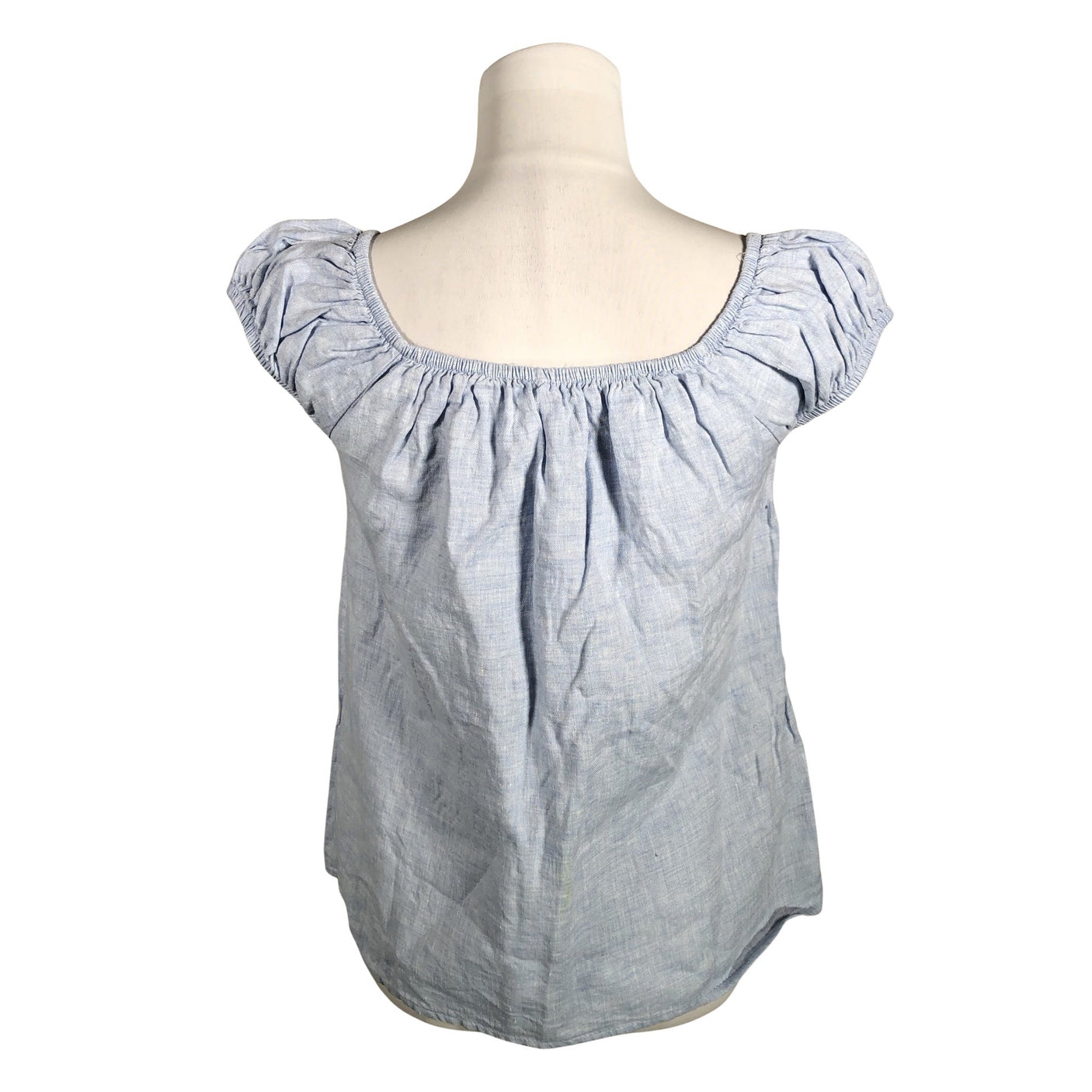Unisex Bypias - Short-sleeved blouse, size 36 - Light blue (2)