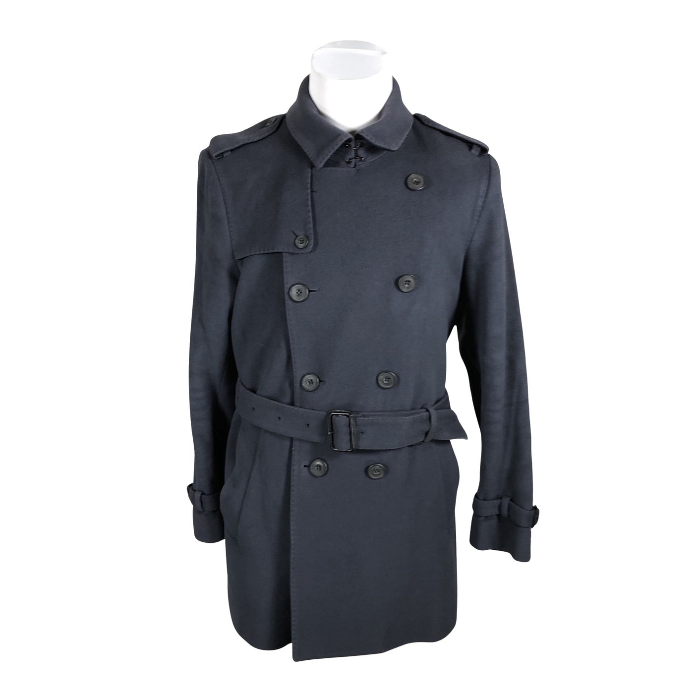 Unisex Burberry - Wool coat, size L - Gray (1)