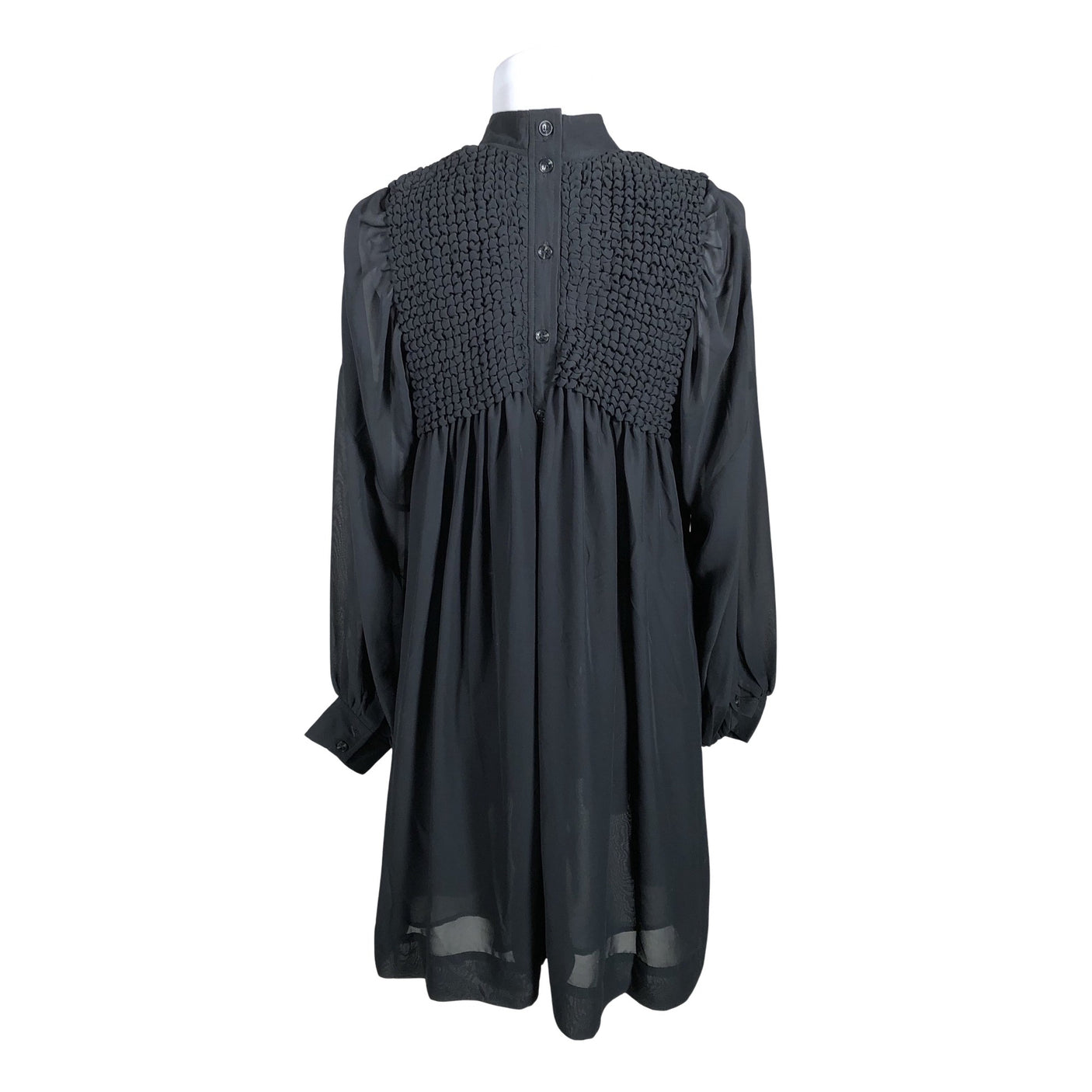 Unisex Ganni - Schiffon dress, size 38 - Gray (2)