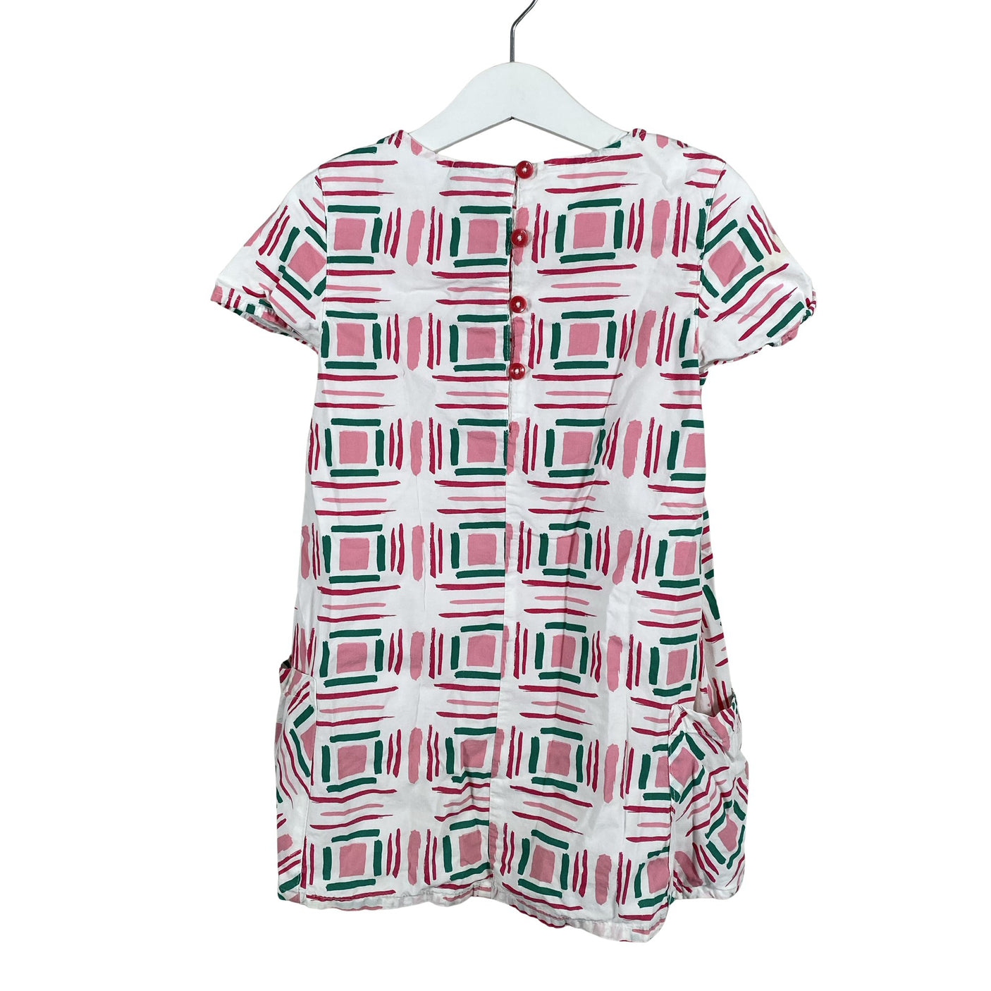 Unisex Benetton - Dress, size 104 - 110 - White (2)