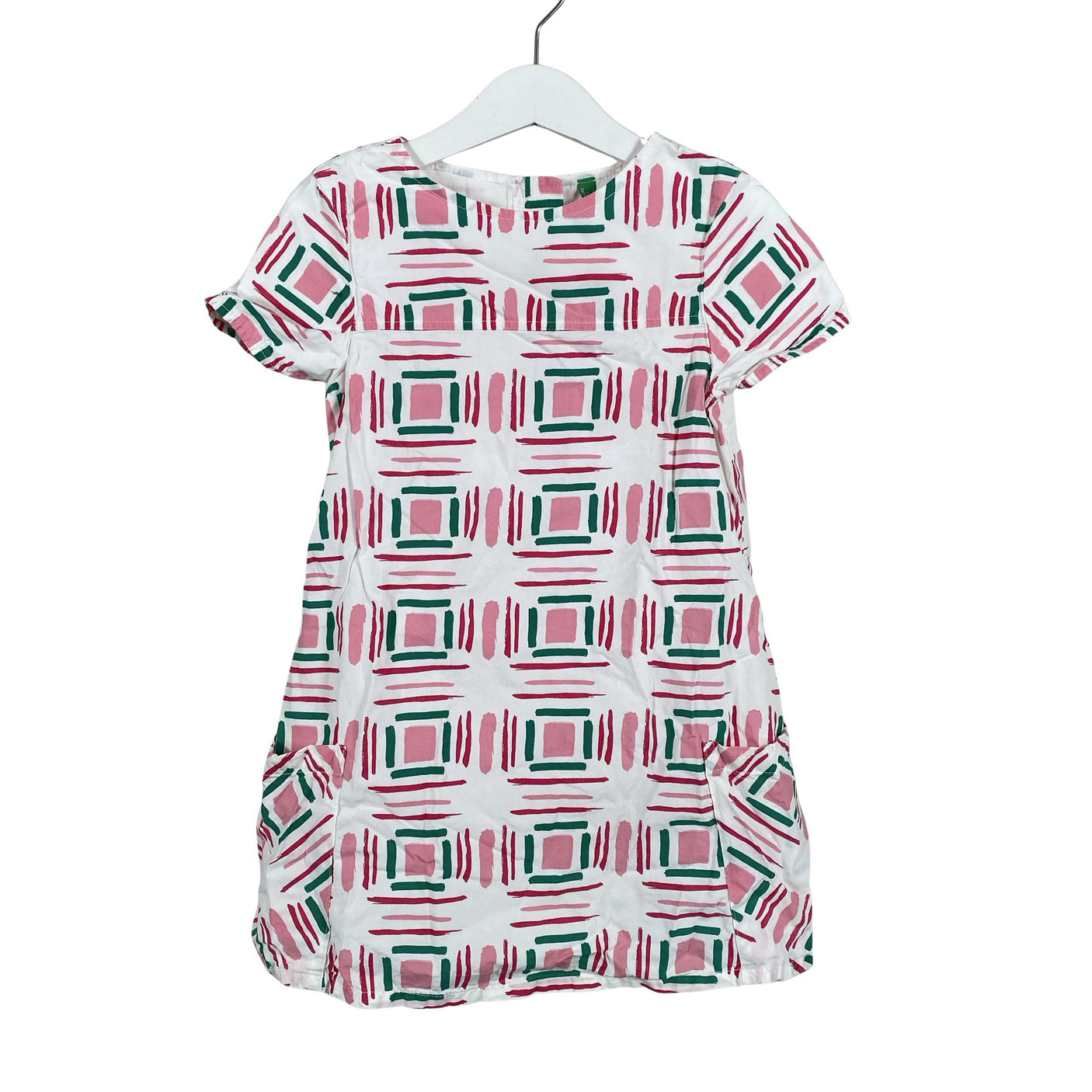Unisex Benetton - Dress, size 104 - 110 - White (1)