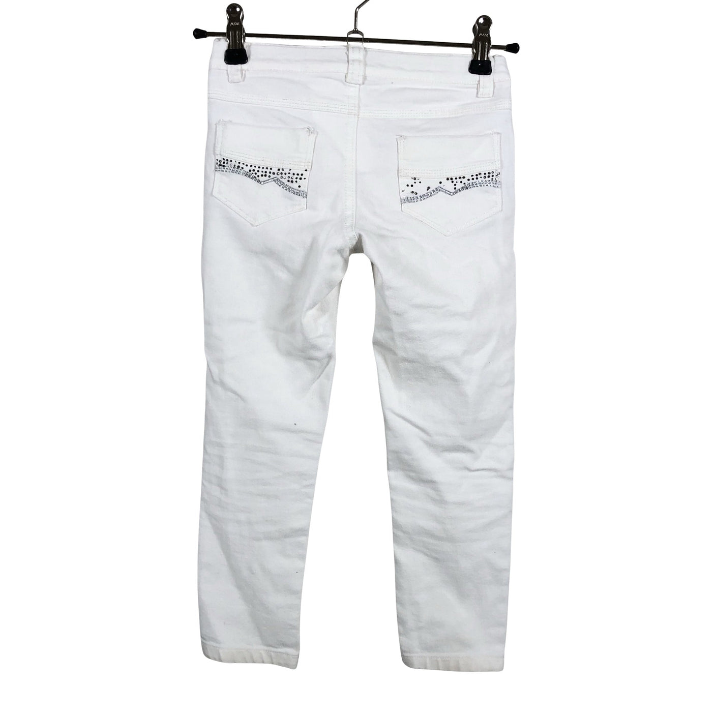 Unisex Creamie - Jeans, size 104 - 110 - White (2)