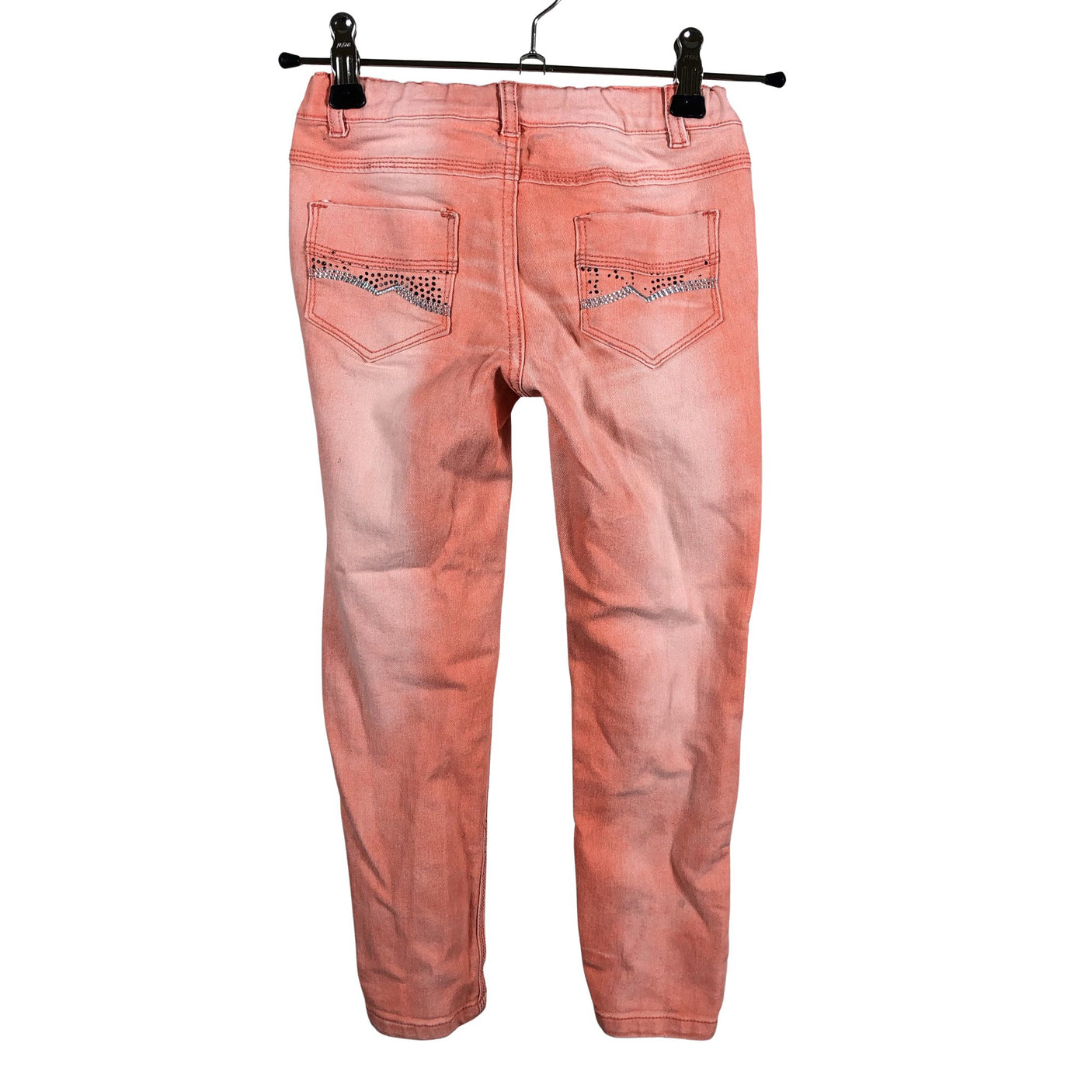 Unisex Cream - Jeans, size 104 - 110 - Orange (2)