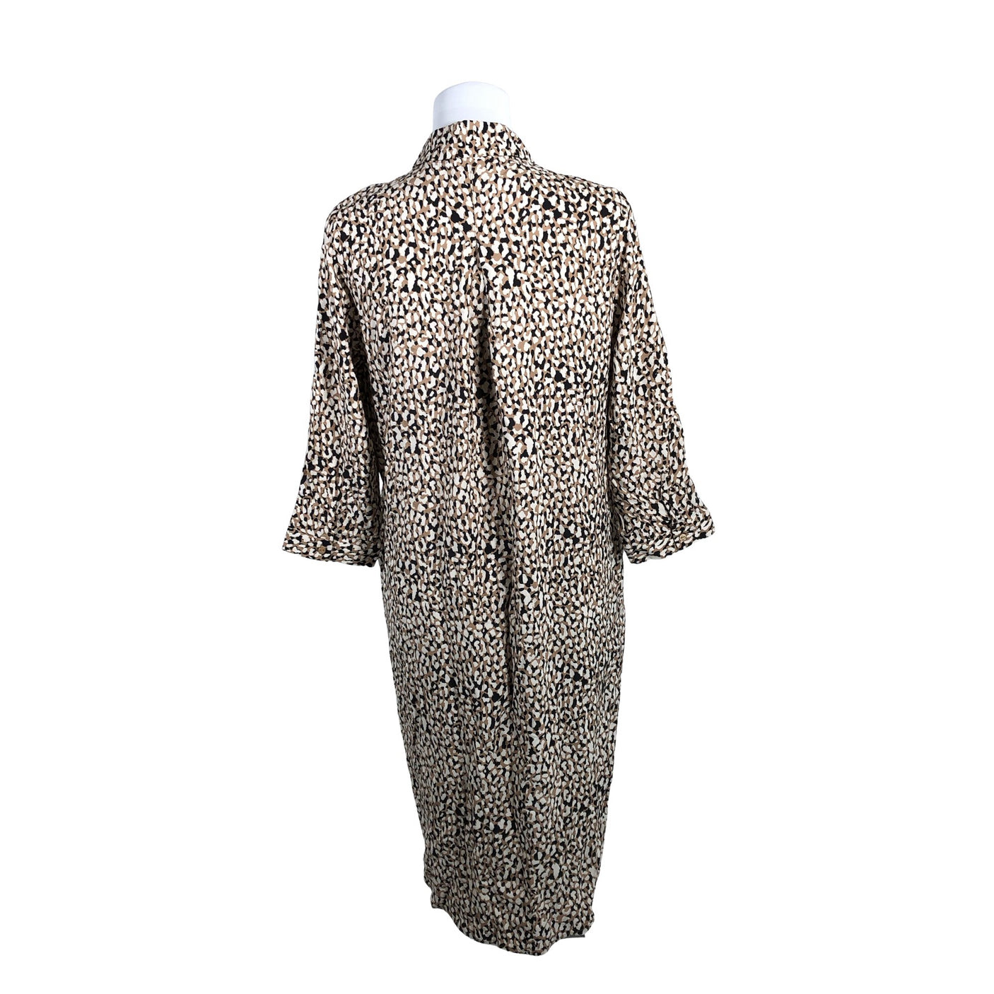 Unisex Cut & Pret - Schiffon dress, size 38 - Beige (2)