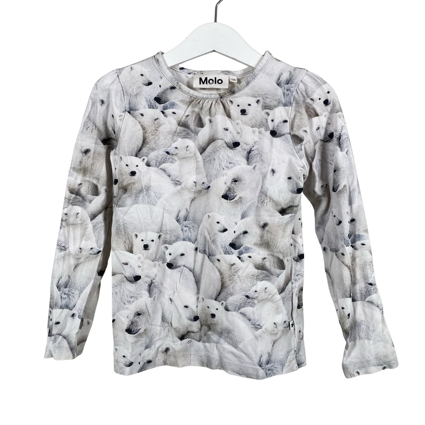 Unisex Molo Kids - Tricot shirt, size 110 - 116 - Gray (1)