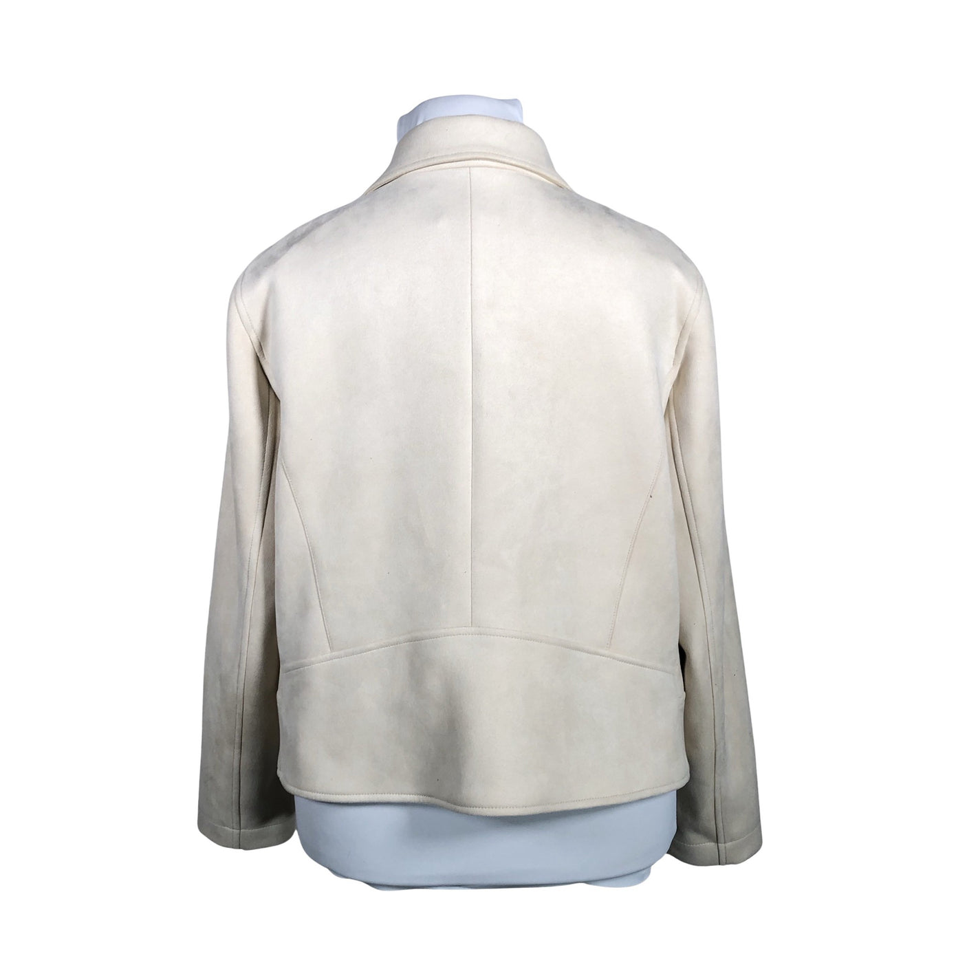Unisex Gerry Weber - Leather jacket, size 46 - Natural white (3)