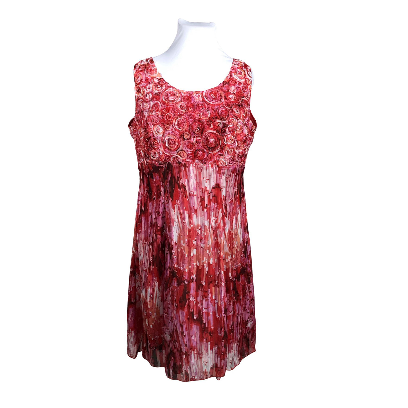 Unisex Voglia - Schiffon dress, size 46 - Pink (1)