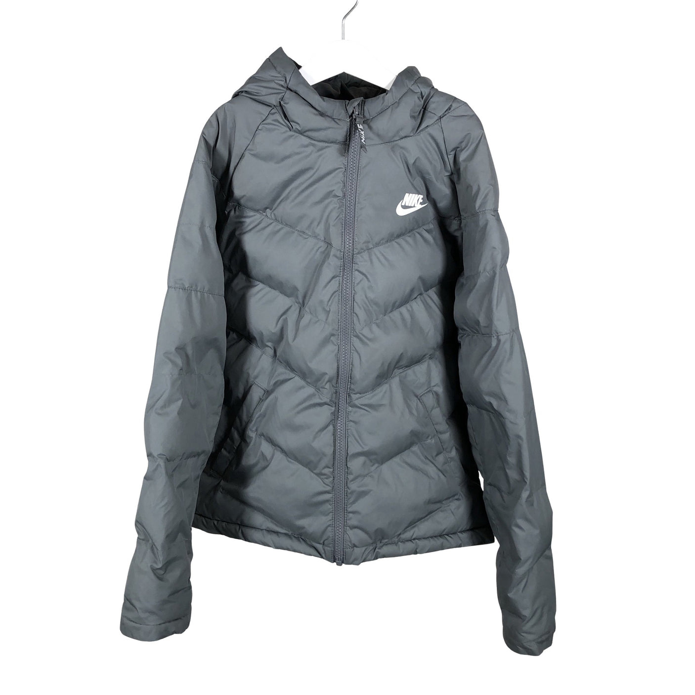 Unisex Nike - Down jacket, size 152 - 158 - Gray (1)