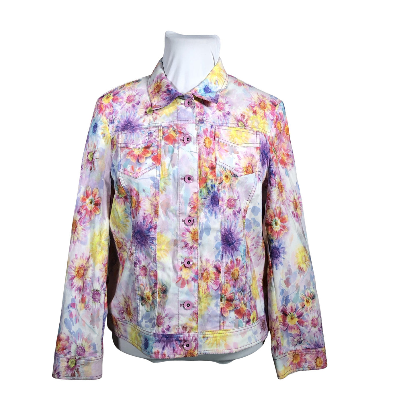 Unisex Steilmann - Denim jacket, size 46 - Violet (1)