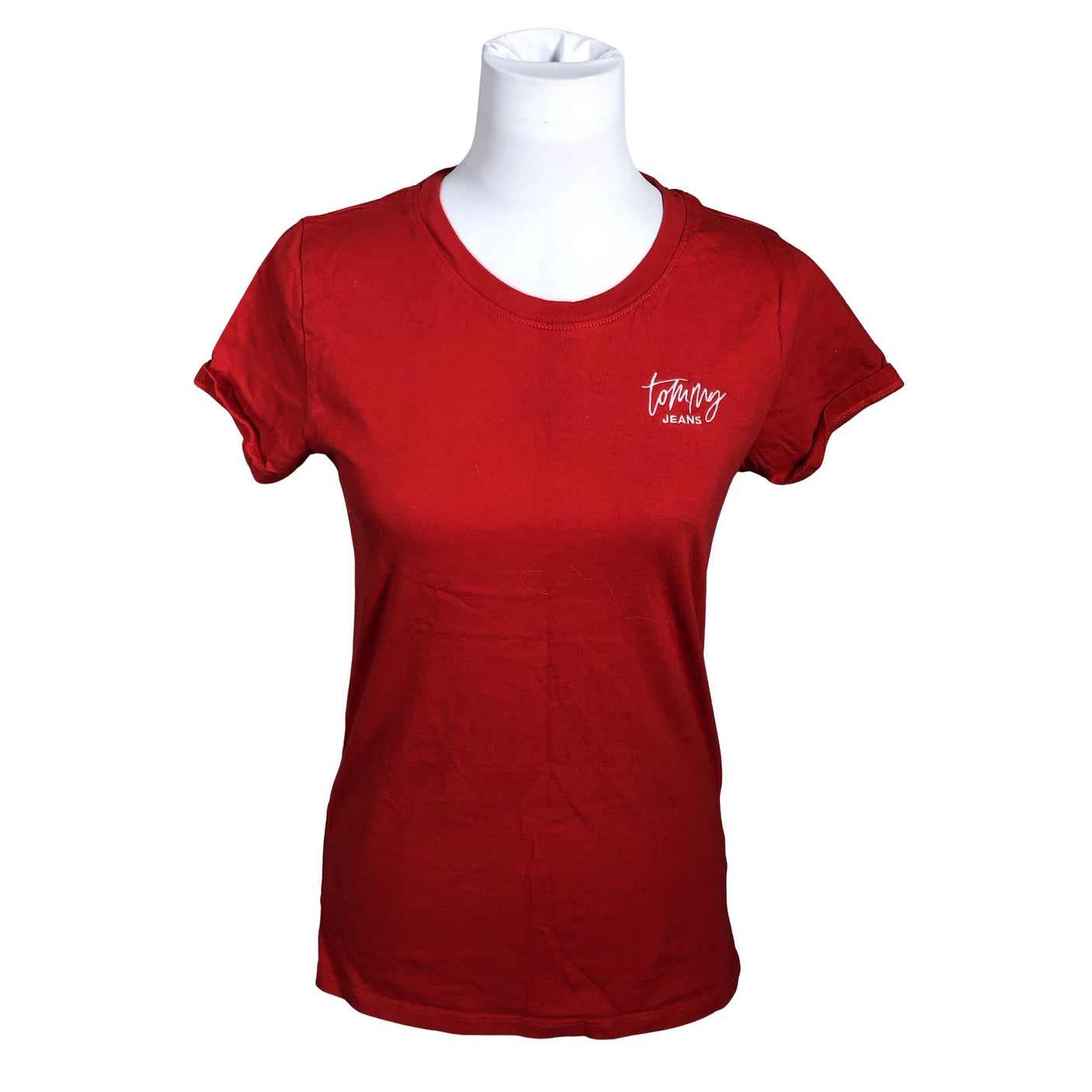 Unisex Tommy Jeans (Tommy Hilfiger) - T-shirt, size 36 - Red (1)