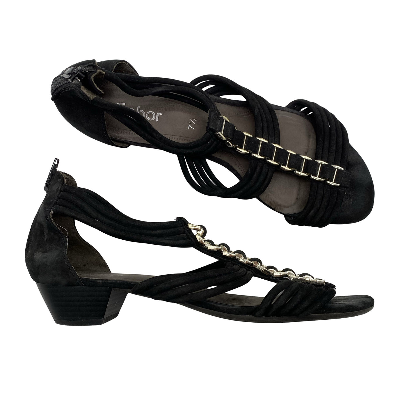 Unisex Gabor - Heeled sandals, size 41 - Black (1)