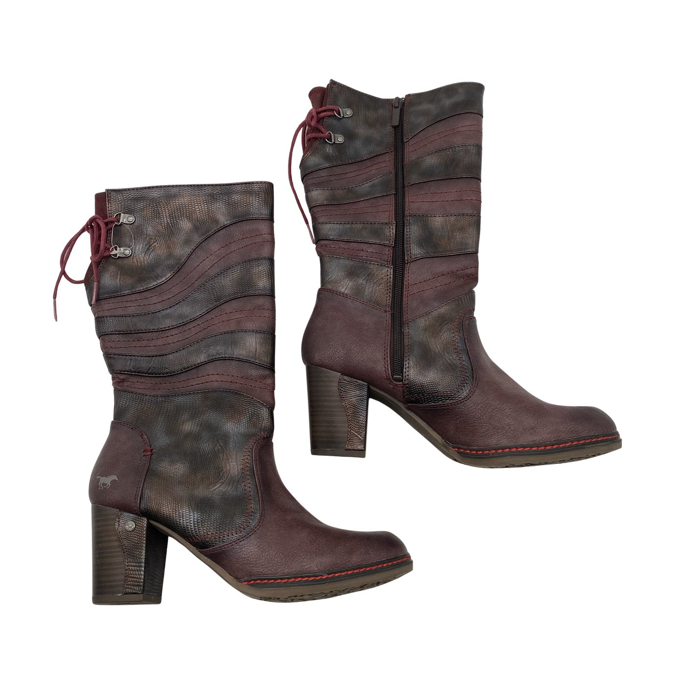 Unisex Mustang - Boots, size 41 - Wine red (1)