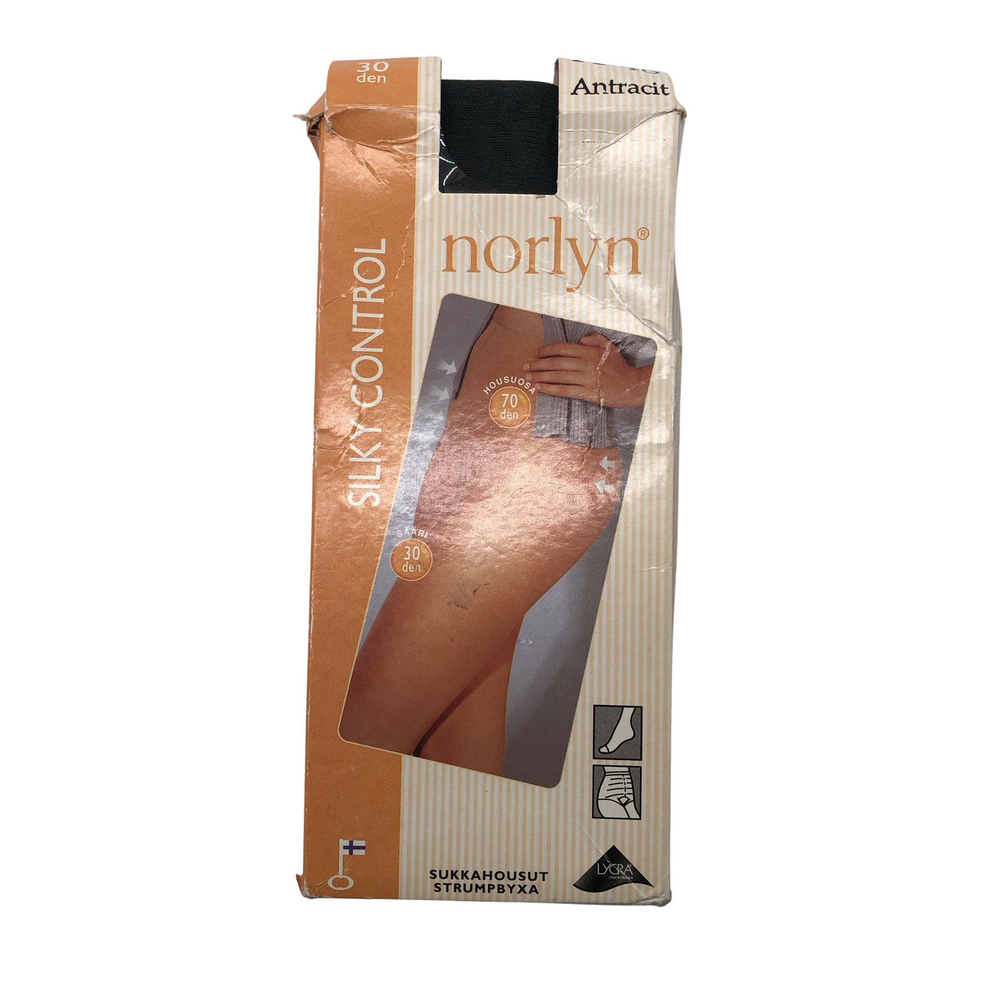 Unisex Norlyn - Stockings, thin, size 44 - Gray (1)
