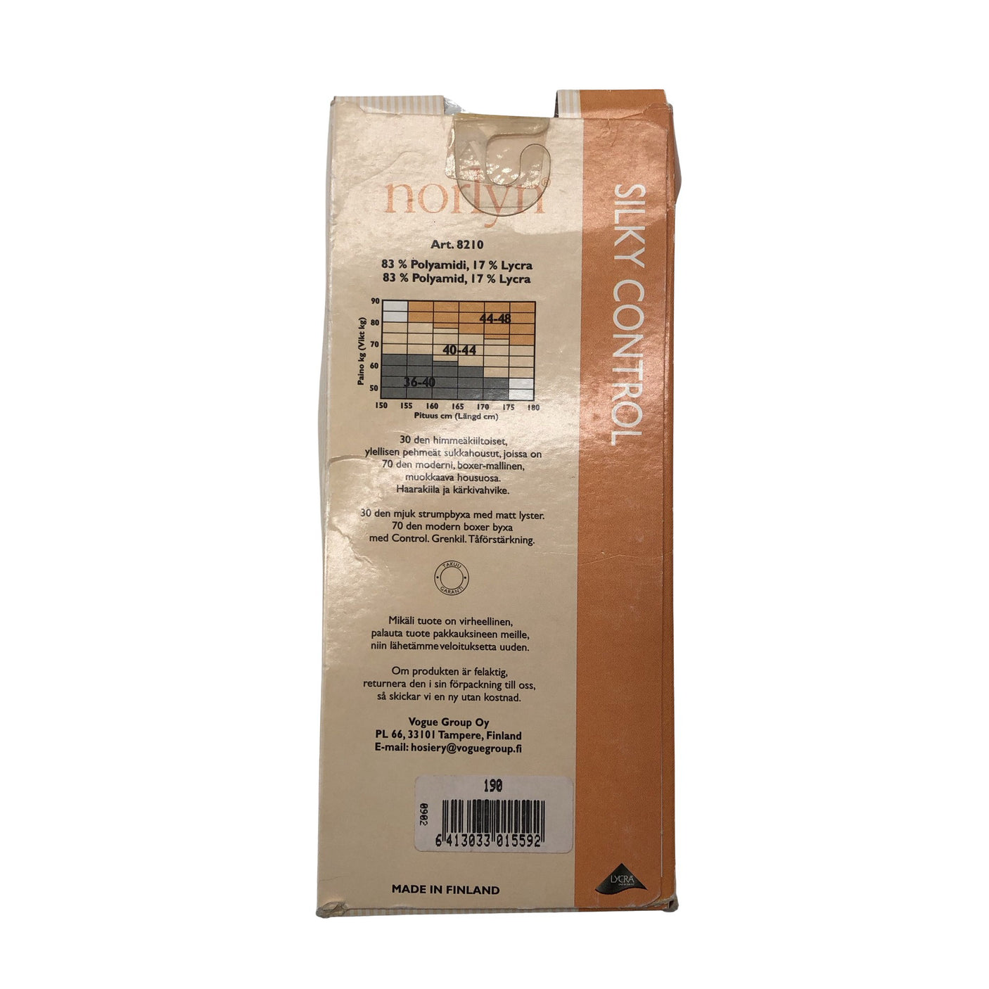 Unisex Norlyn - Stockings, thin, size 44 - Gray (4)