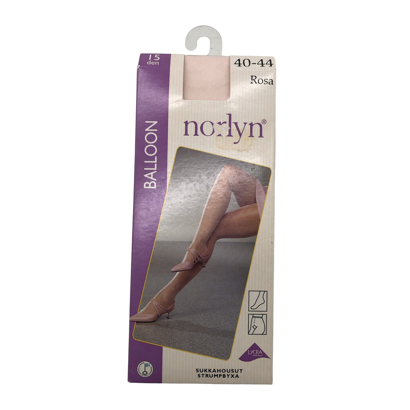Unisex Norlyn - Stockings, thin, size 40 - Light pink (1)