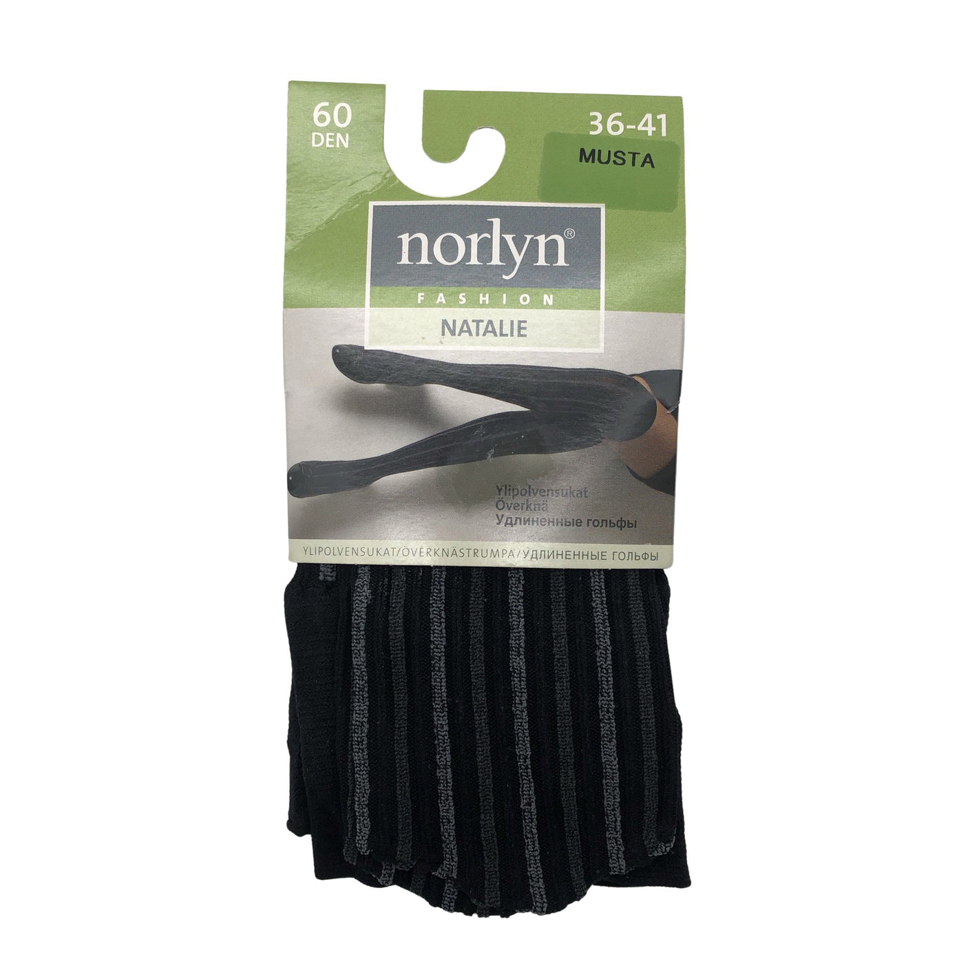 Unisex Norlyn - Stockings, thin, size 36 - Black (2)