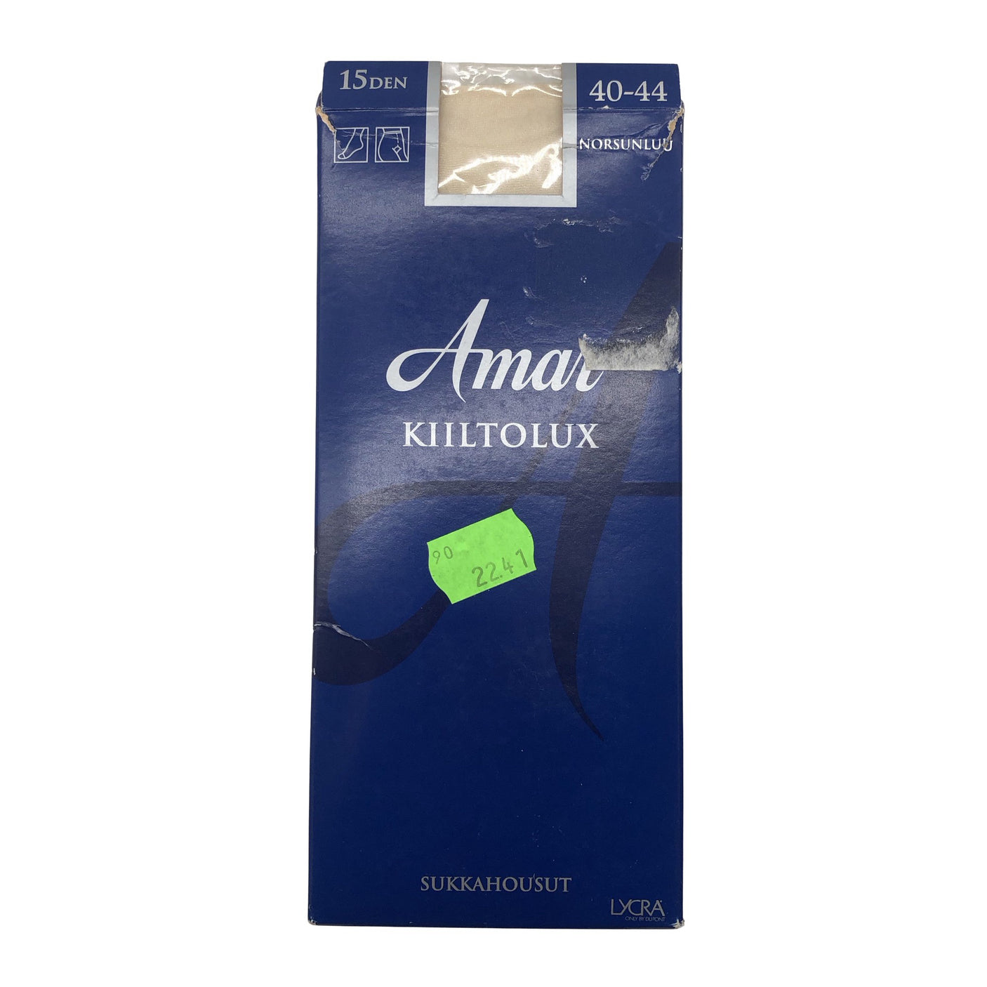 Unisex Amar - Stockings, thin, size 40 - Natural white (1)