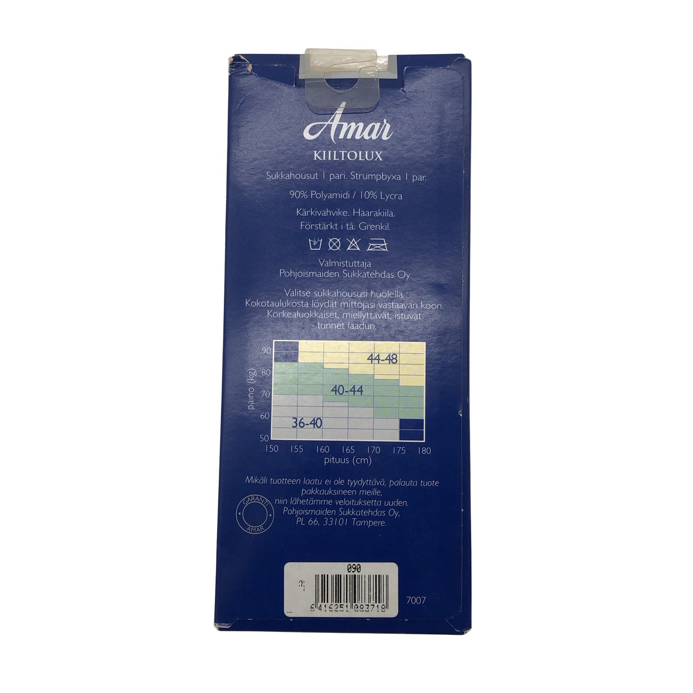 Unisex Amar - Stockings, thin, size 40 - Natural white (3)