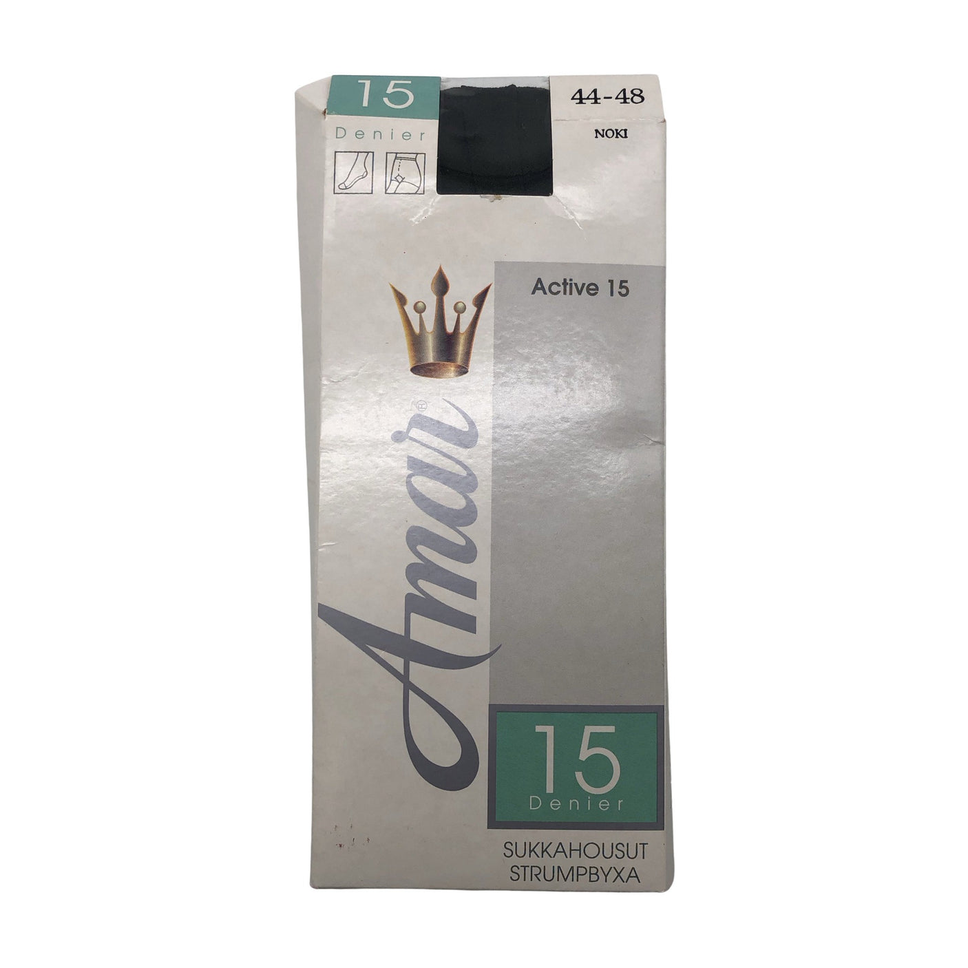 Unisex Amar - Stockings, thin, size 44 - Black (1)