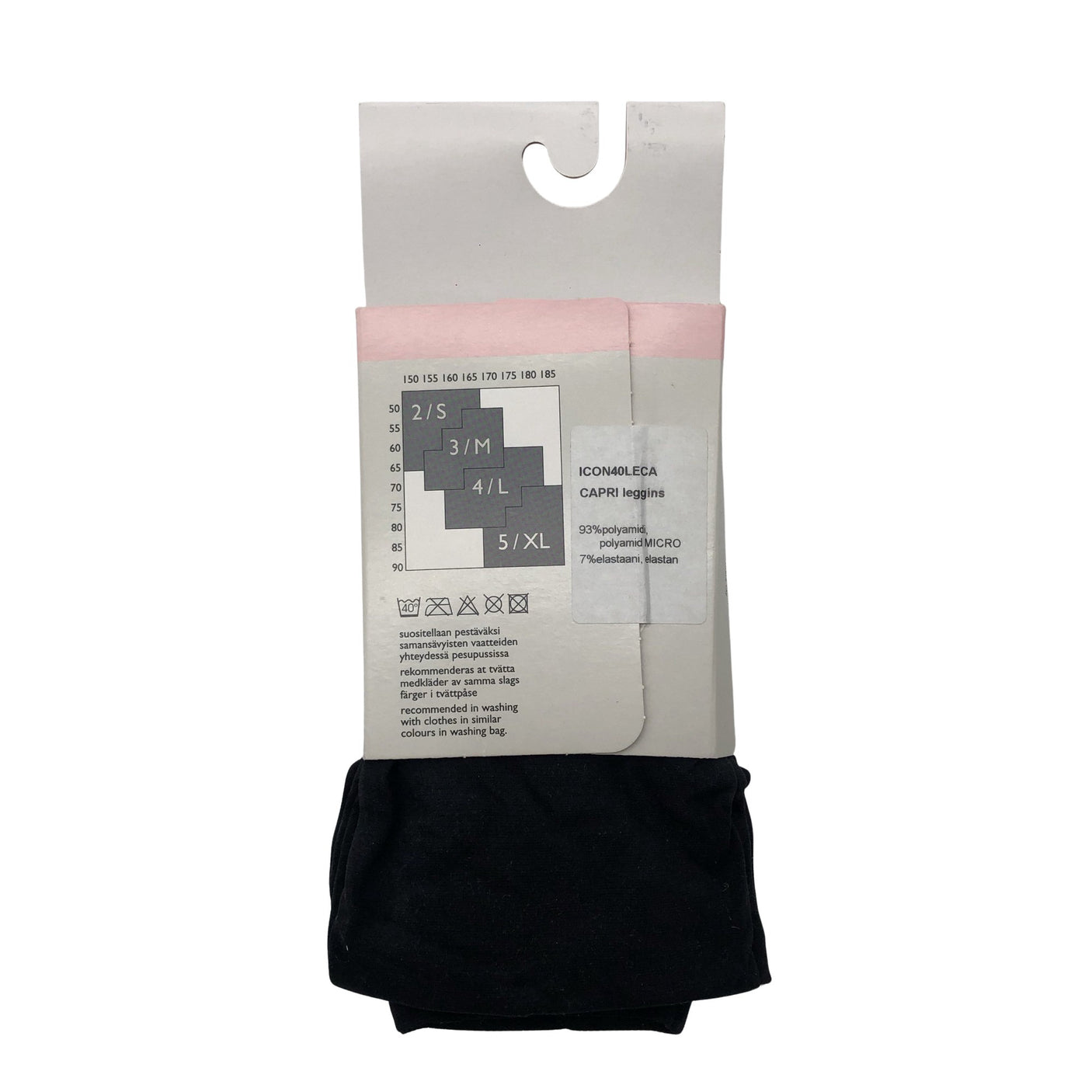 Unisex Emmy - Capri leggings, size 42 - Black (4)