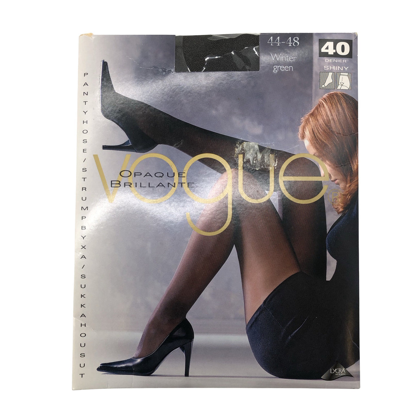 Unisex Emmy - Stockings, thin, size 44 - Green (1)