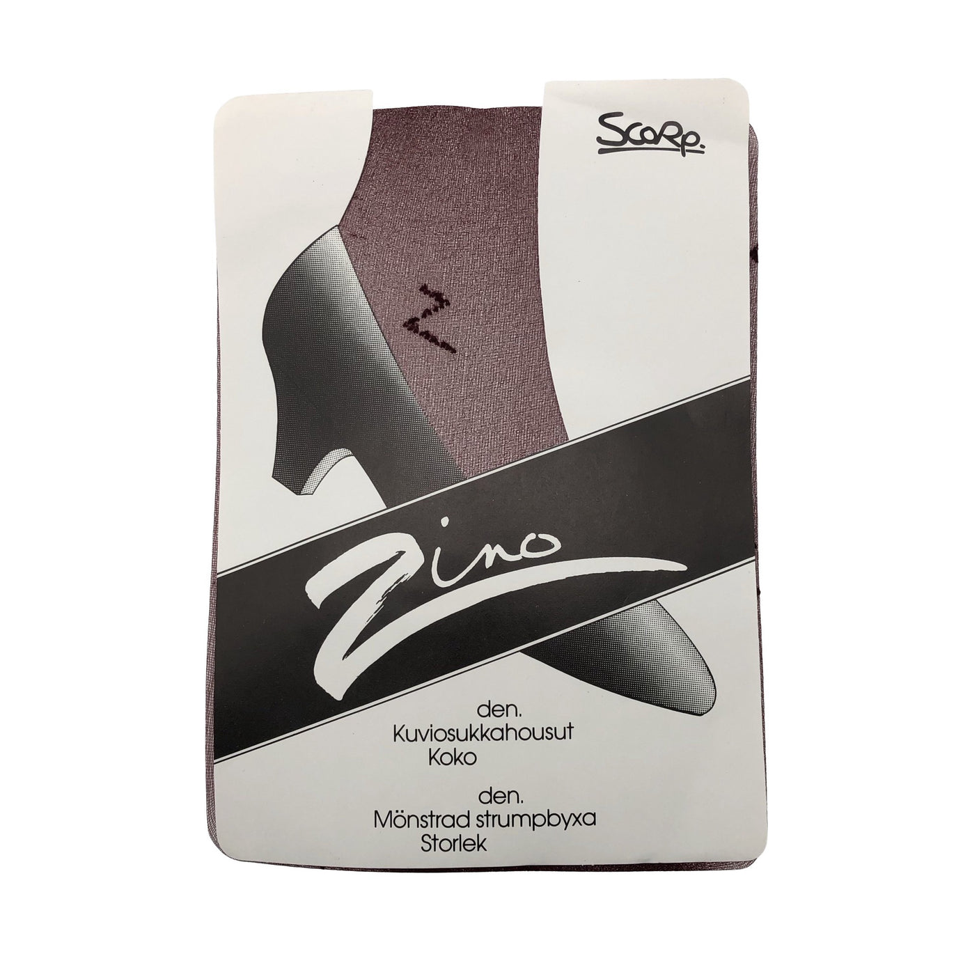 Unisex Zino Scorp - Stockings, thin, size 38 - Wine red (1)
