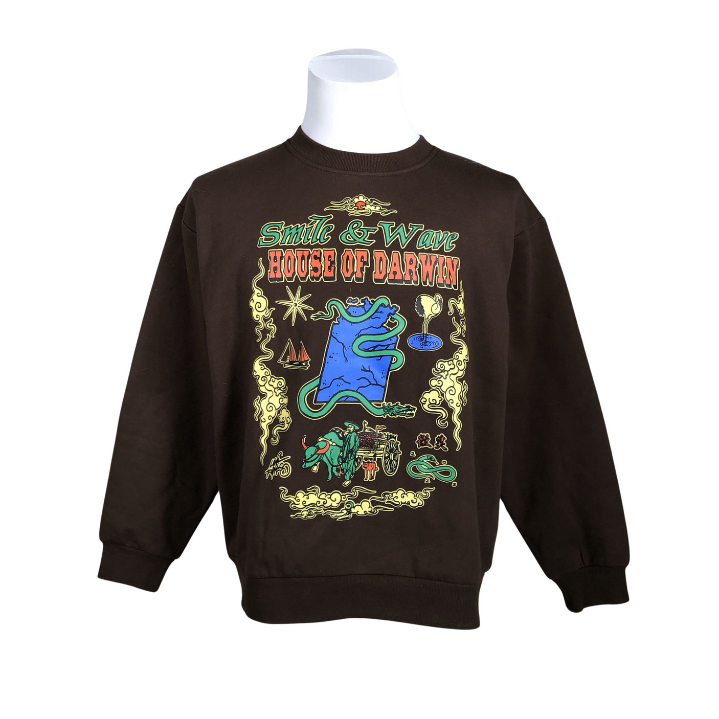 Unisex House of Darwin - Sweatshirt, size M - Brown (1)