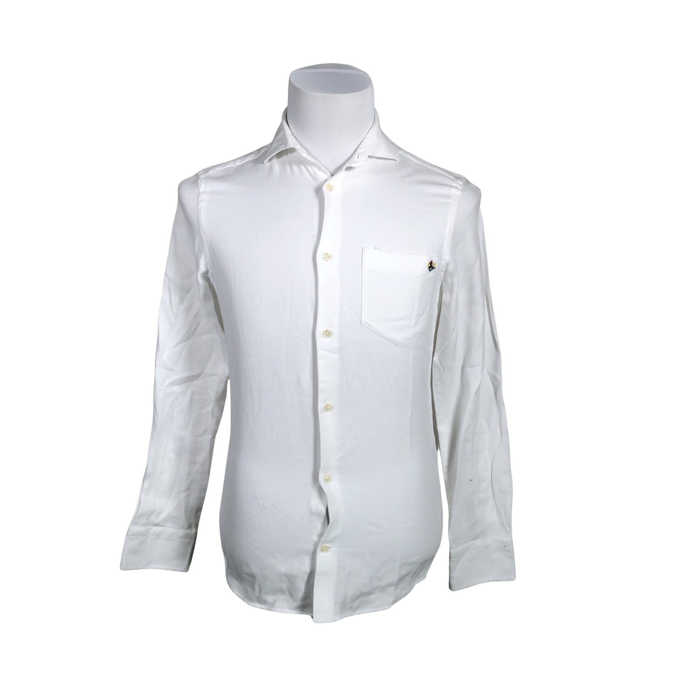 Unisex Riley - Collared shirt, size XS - White (1)
