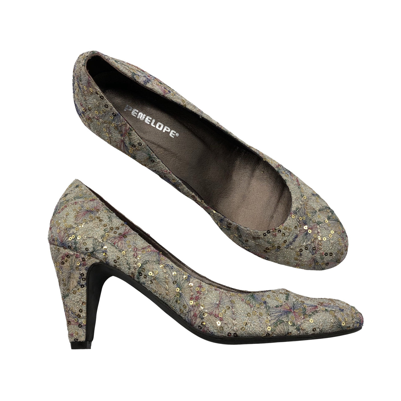Unisex Penelope - Evening high heels, size 42 - Beige (1)