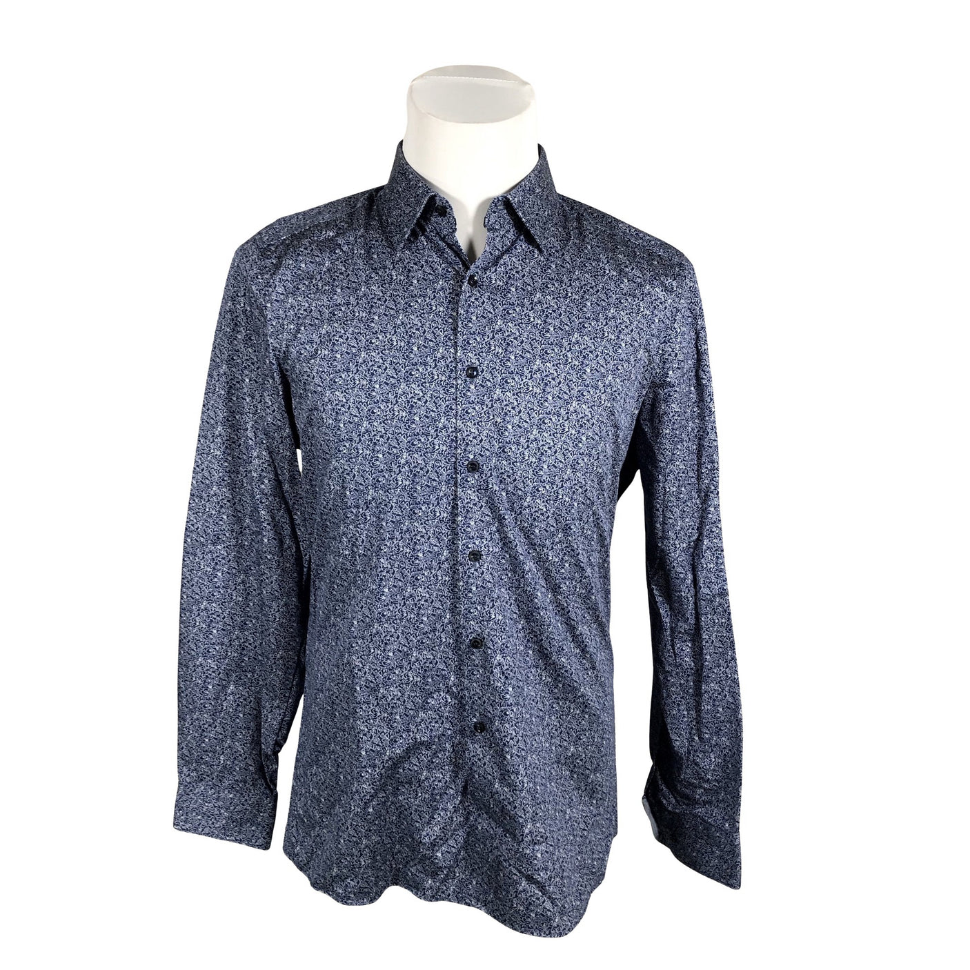 Unisex Olymp - Collared shirt, size L - Blue (1)