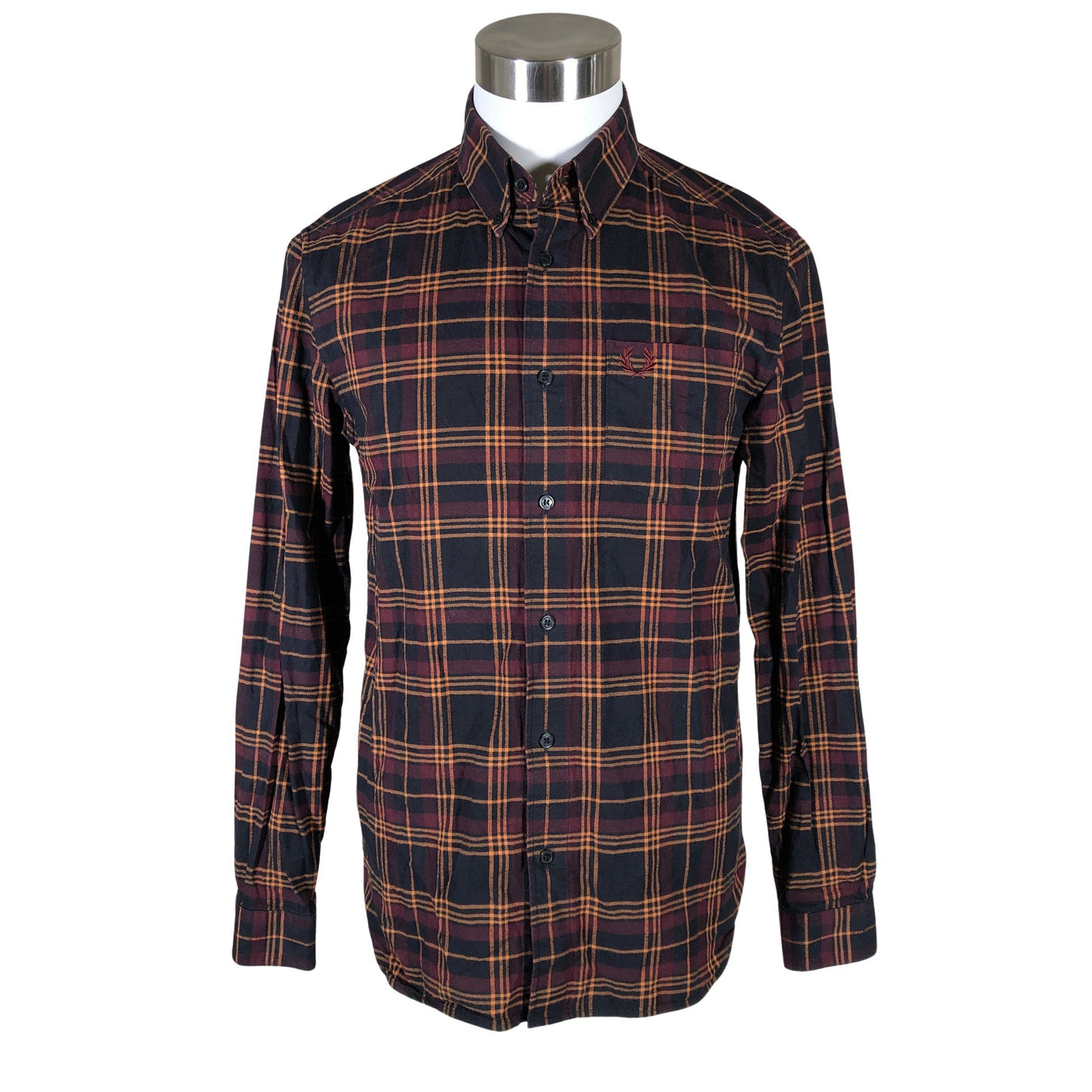 Unisex Fred Perry - Flanellipaita, koko M - (1)
