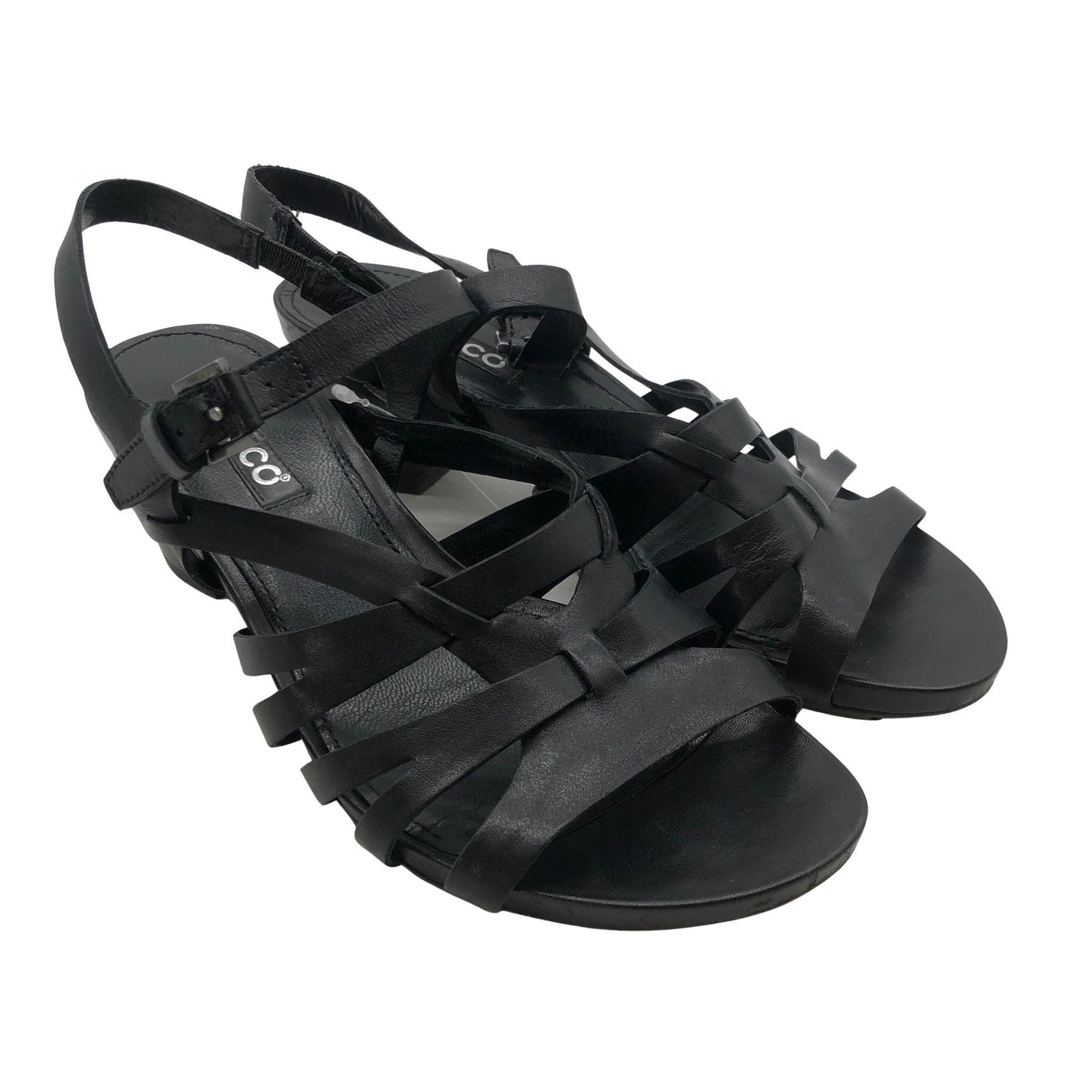 Unisex Ecco - Korolliset sandaalit, koko 37 - (2)