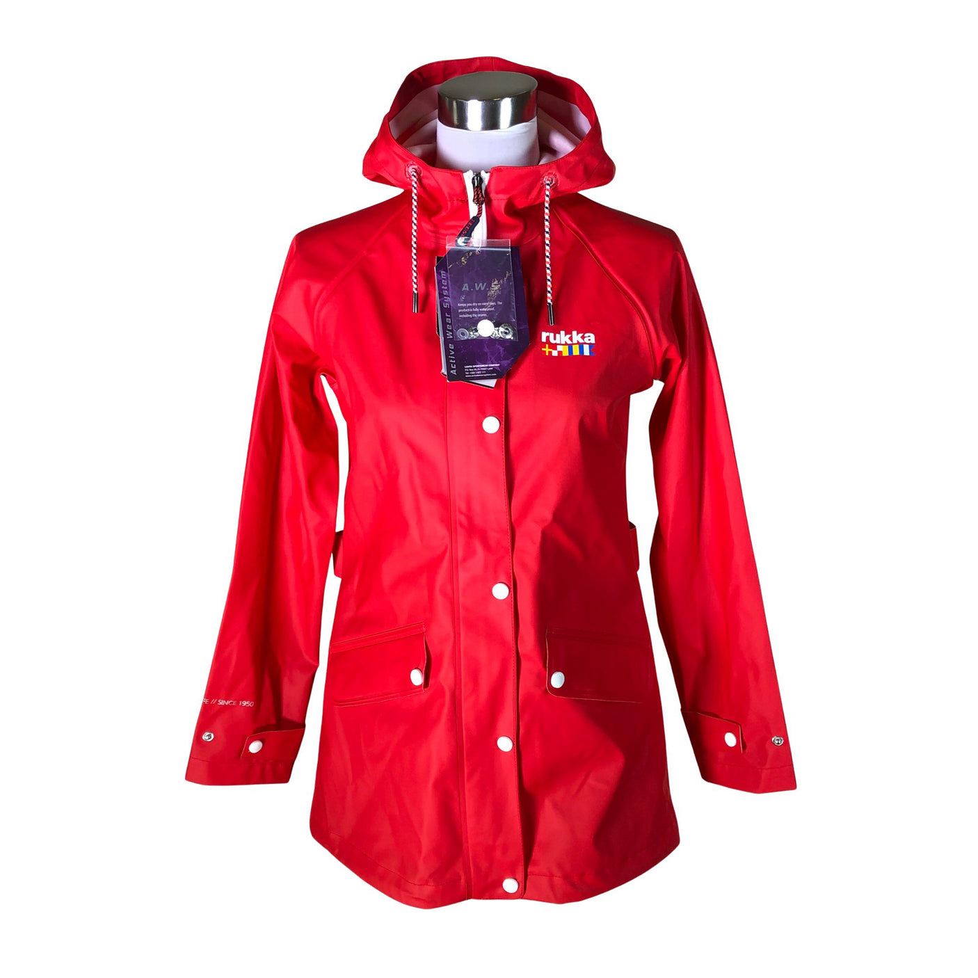 Unisex Rukka - Sadetakki, koko 34 - (1)