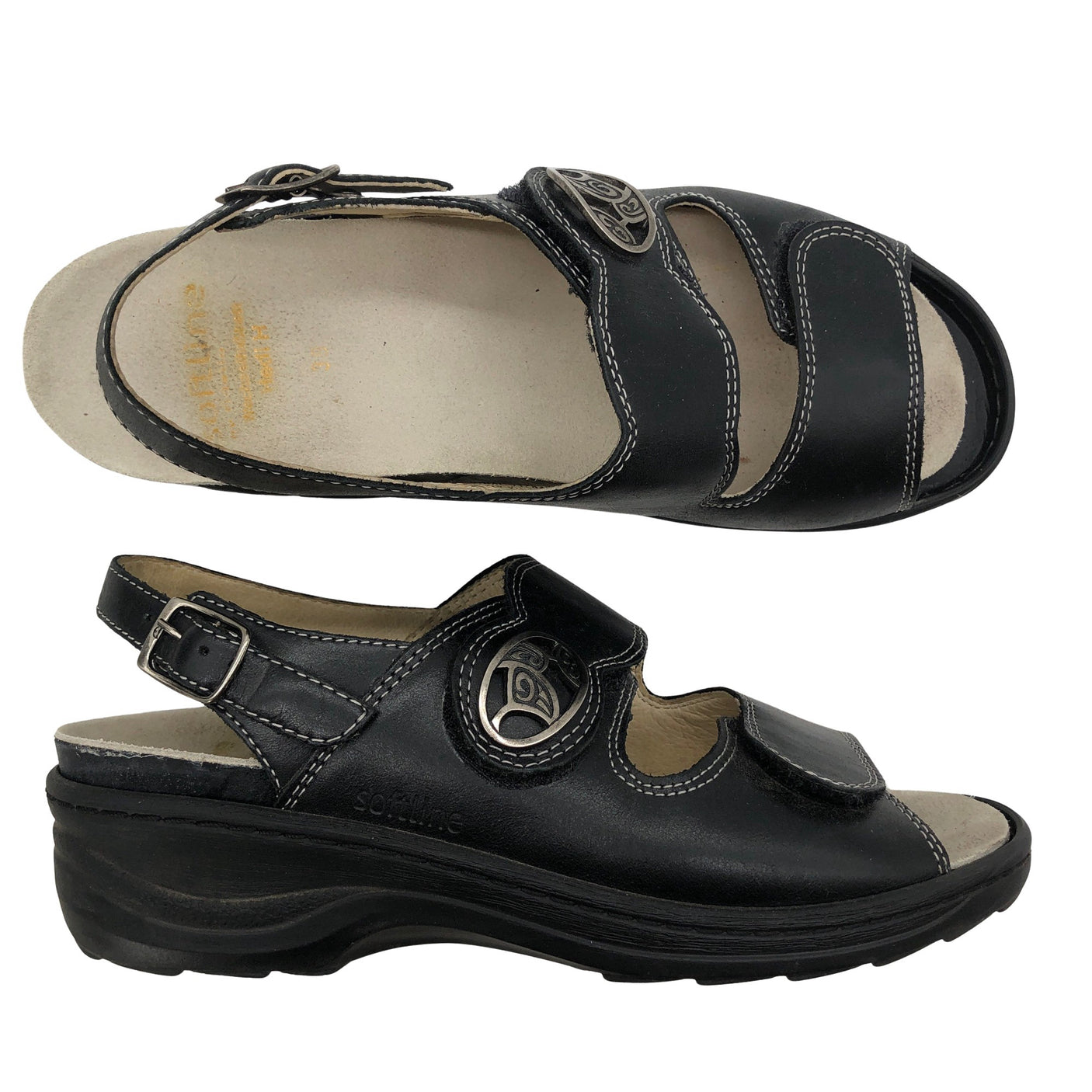 Unisex Fidelio - Kiilakorkosandaalit, koko 39 - (1)