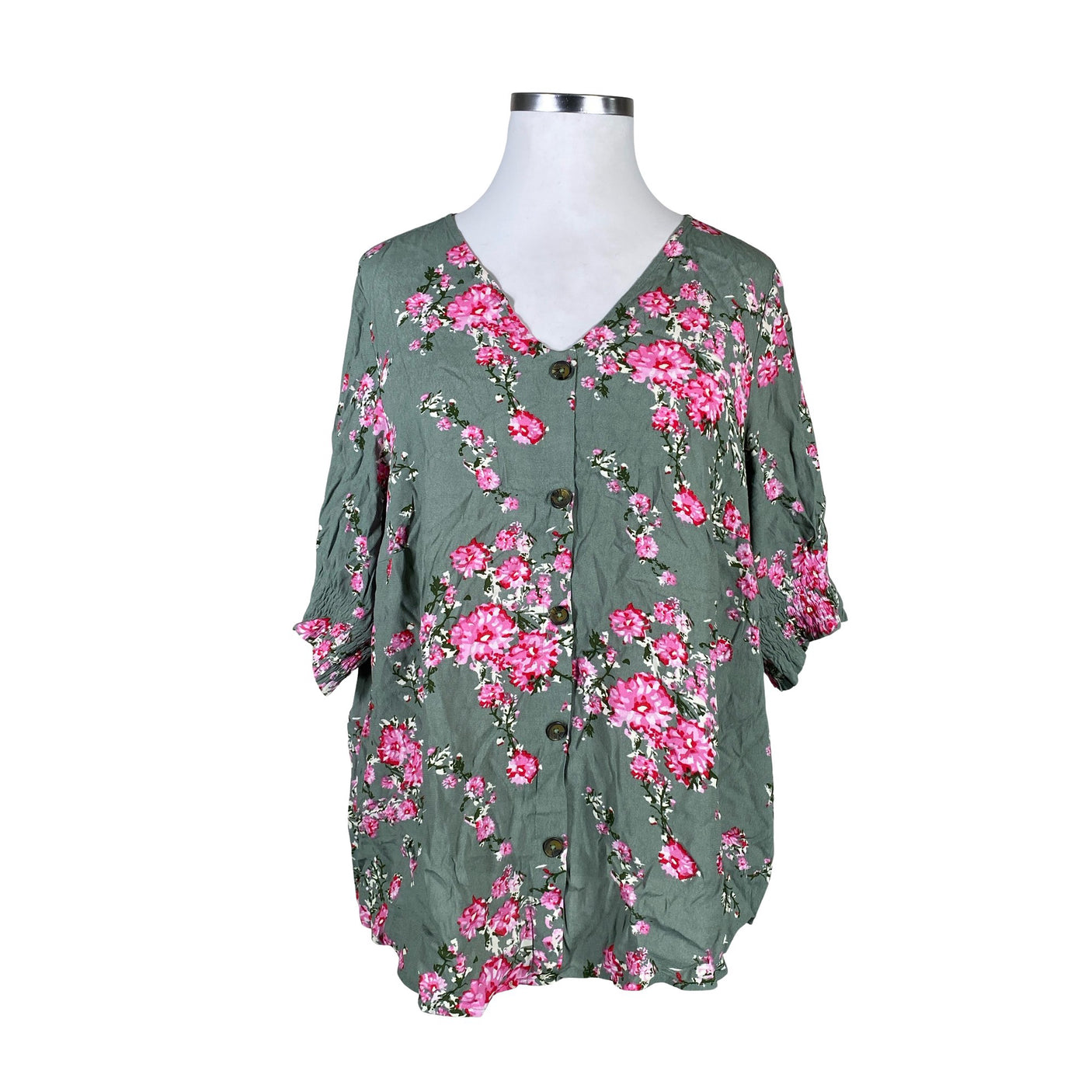 Unisex Zizzi - Lyhythihainen pusero, koko 46 - (1)