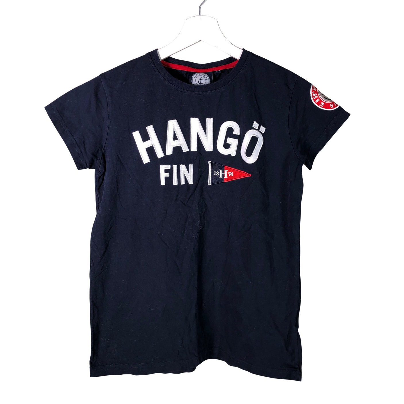 Unisex Navy Blue - T-paita, koko 158 - 164 - (1)