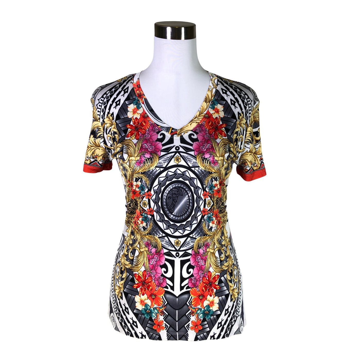 Unisex Versace Collection - Lyhythihainen pusero, koko 36 - (1)
