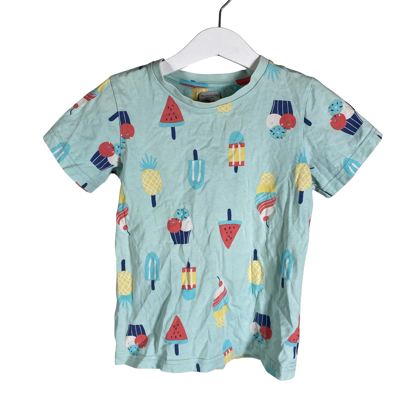 Unisex Polarn O. Pyret - T-paita, koko 110 - 116 - (1)