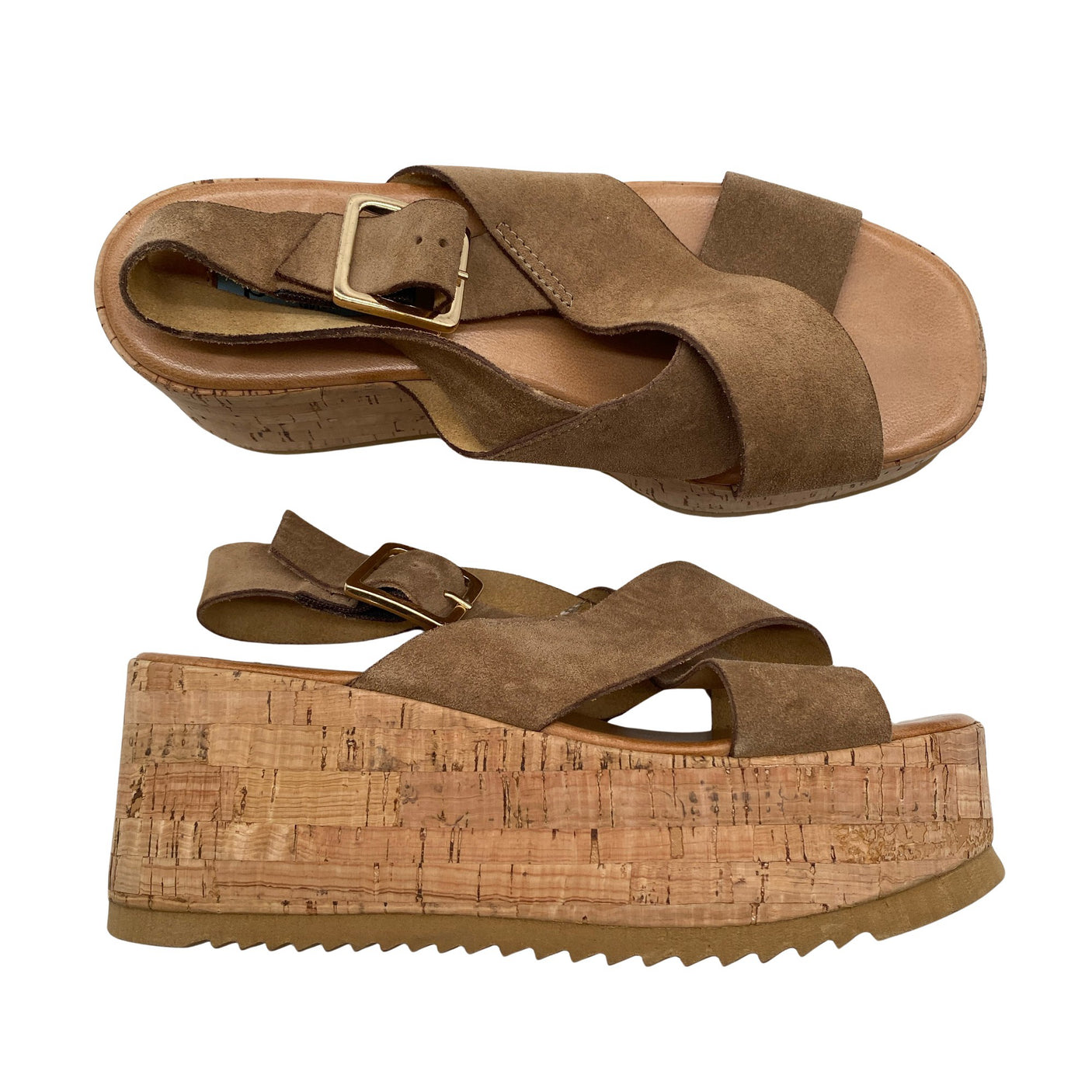 Unisex A Pair - Kiilakorkosandaalit, koko 38 - (1)