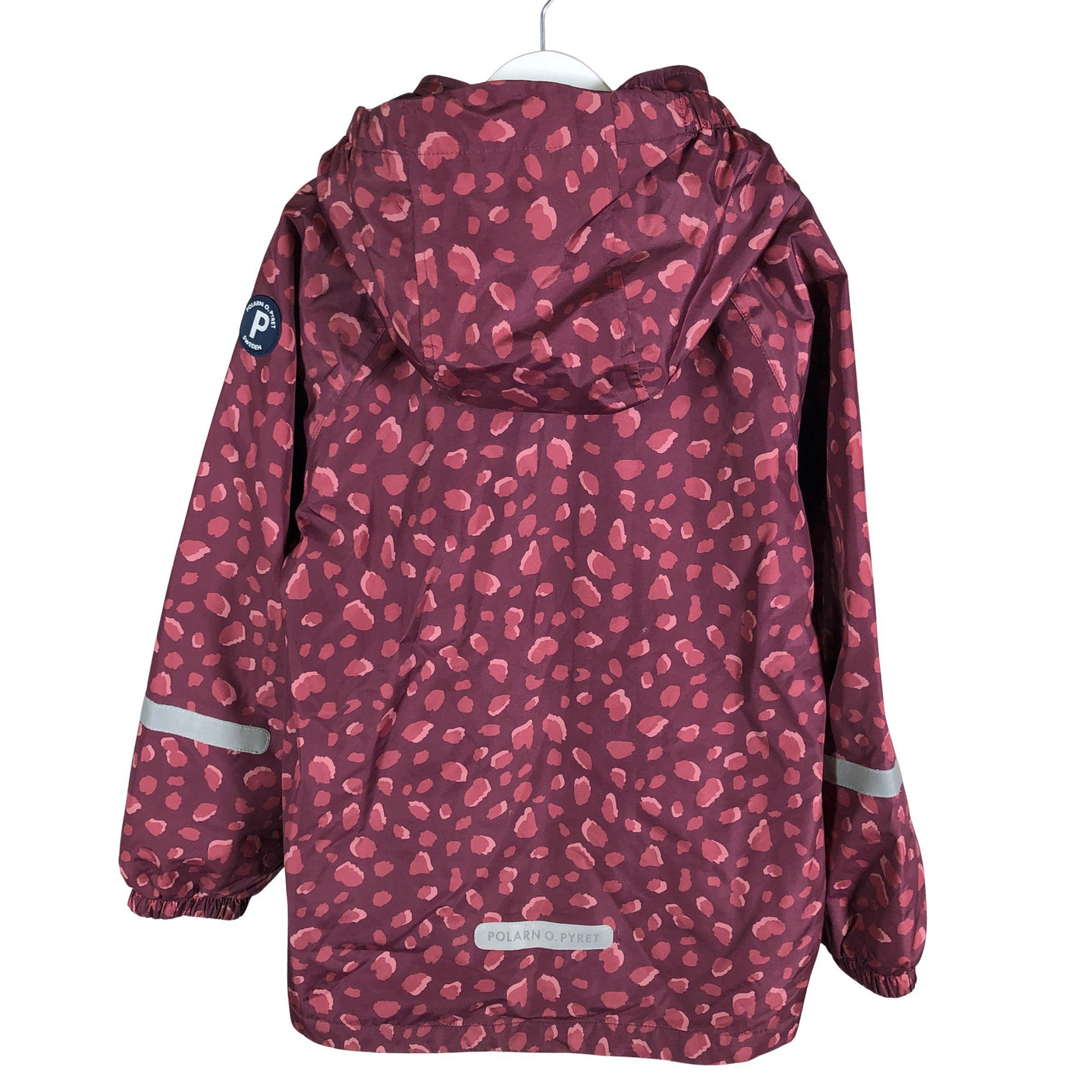 Unisex Polarn O. Pyret - Spring/Fall jacket, size 134 - 140 - Wine red (2)