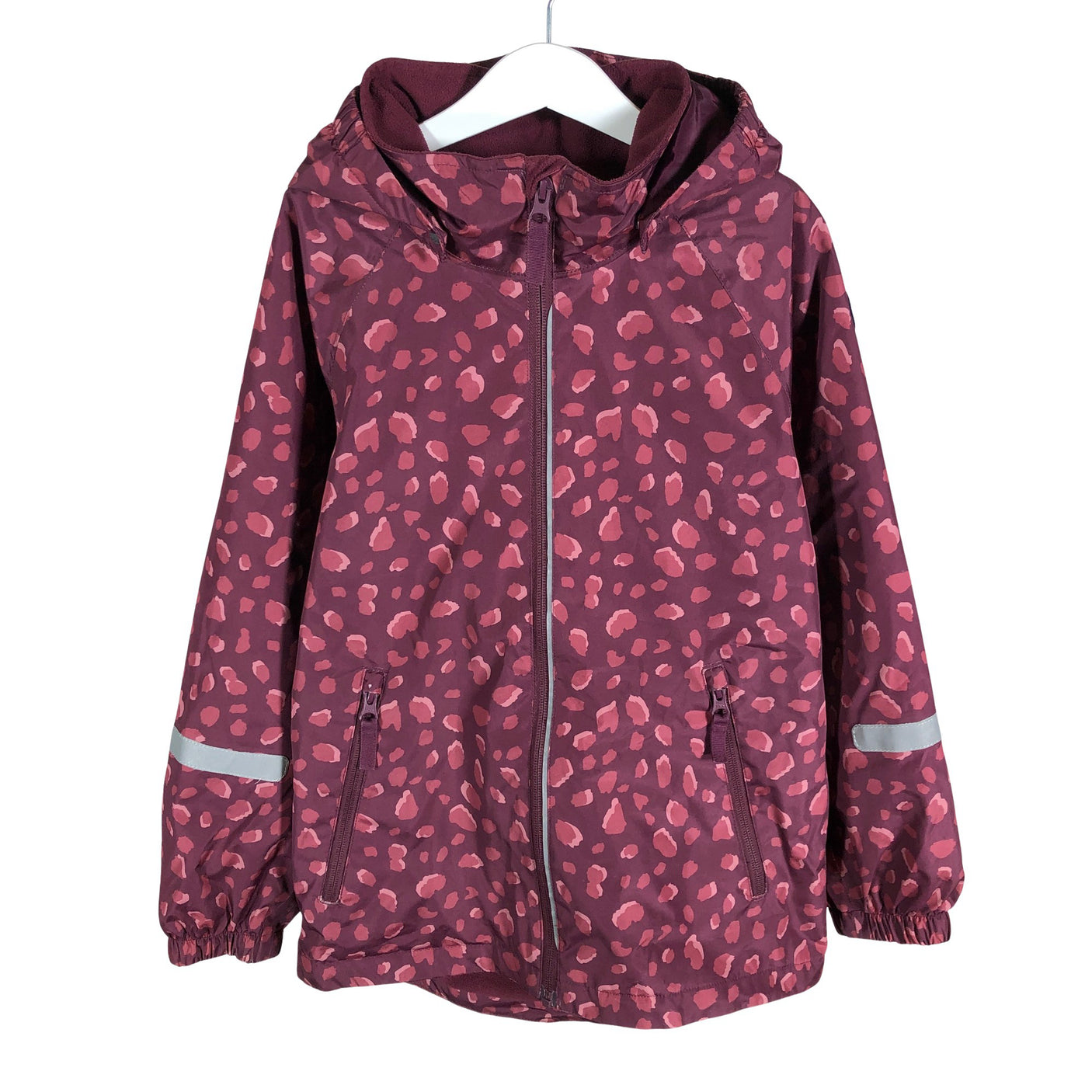 Unisex Polarn O. Pyret - Spring/Fall jacket, size 134 - 140 - Wine red (1)