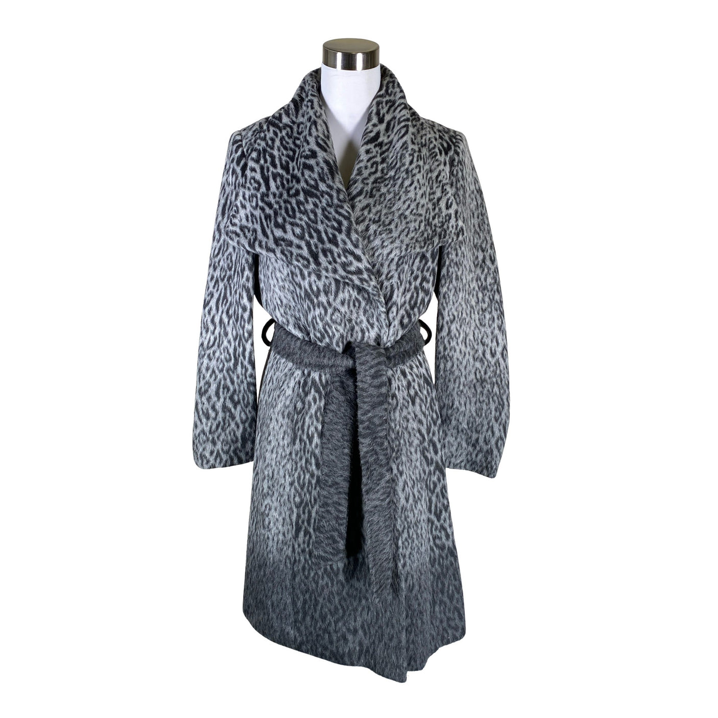 Unisex Betty Barclay - Faux fur coat, size 42 - Gray (1)