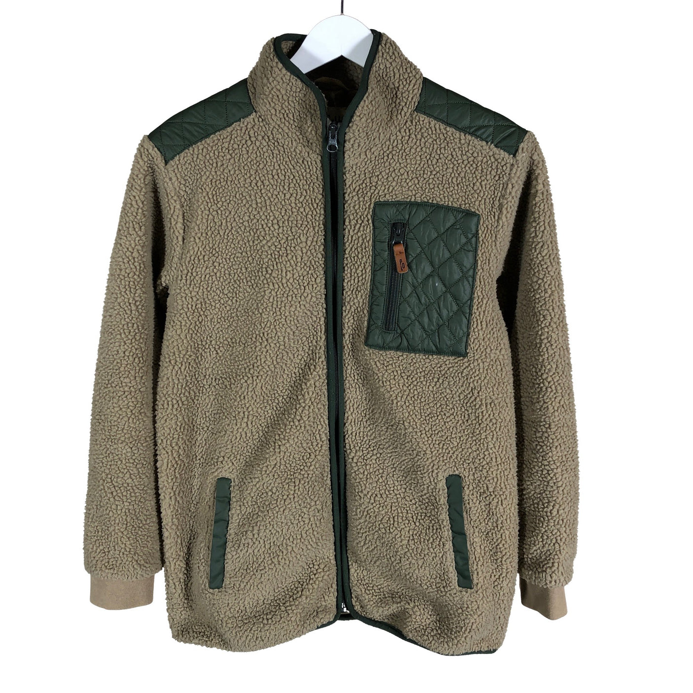 Unisex POMPdeLUX - Fleece jacket, size 158 - 164 - Brown (1)