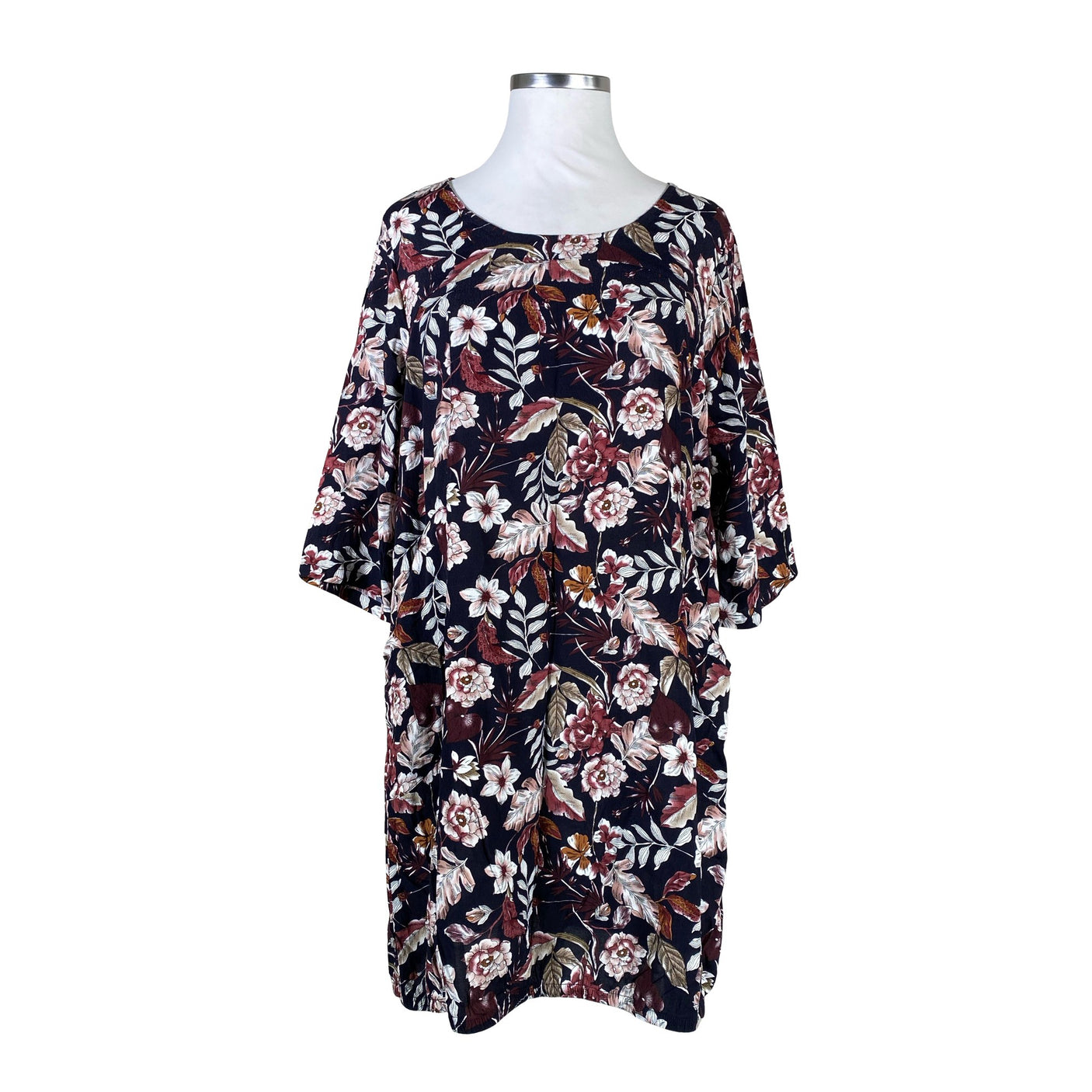 Unisex Zizzi - Sifonkimekko, koko 54 - (1)