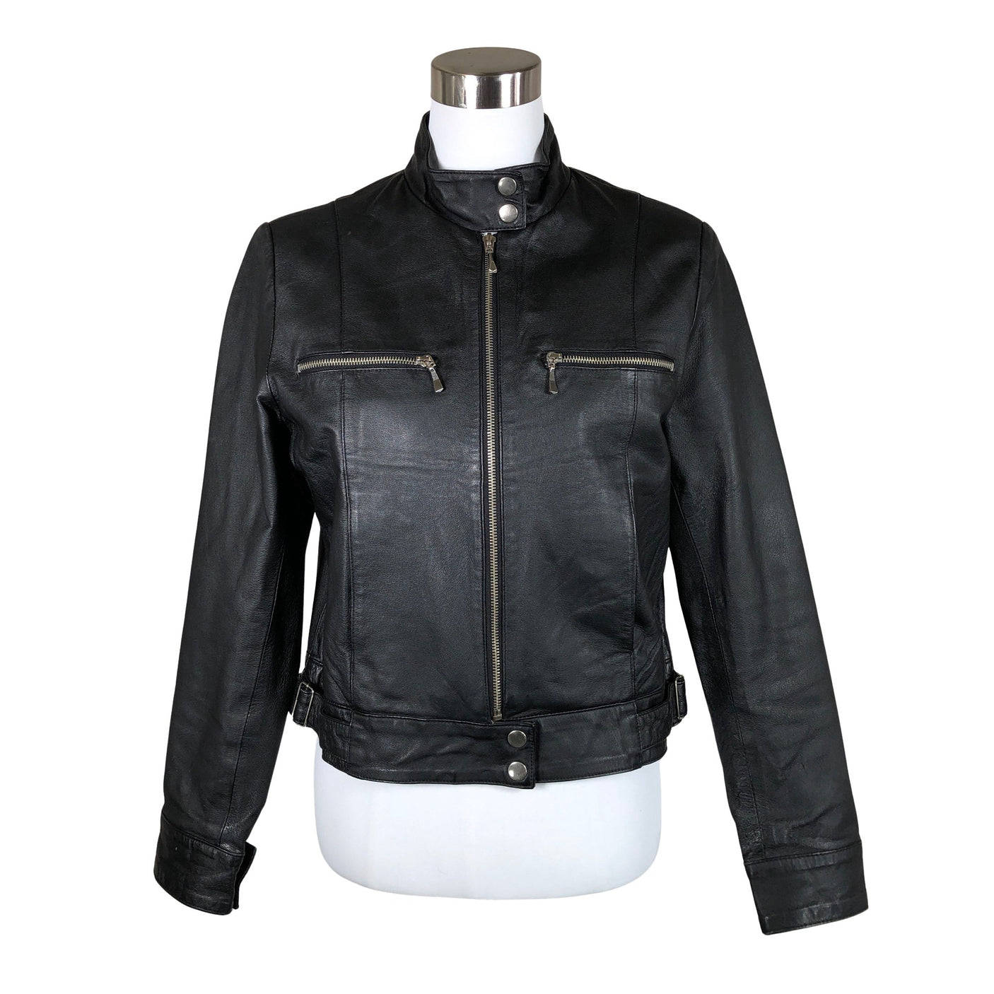 Unisex New Trend - Nahkatakki, koko 38 - (1)